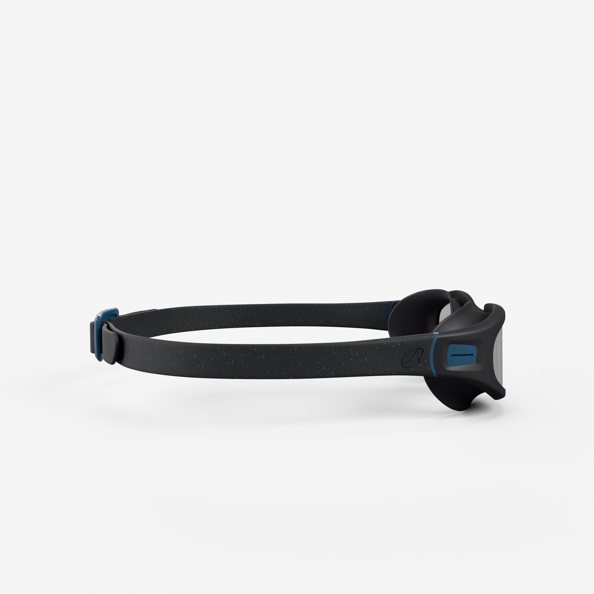 Swimming Goggles L Soft Black Non-Tinted Comfortable & Durable