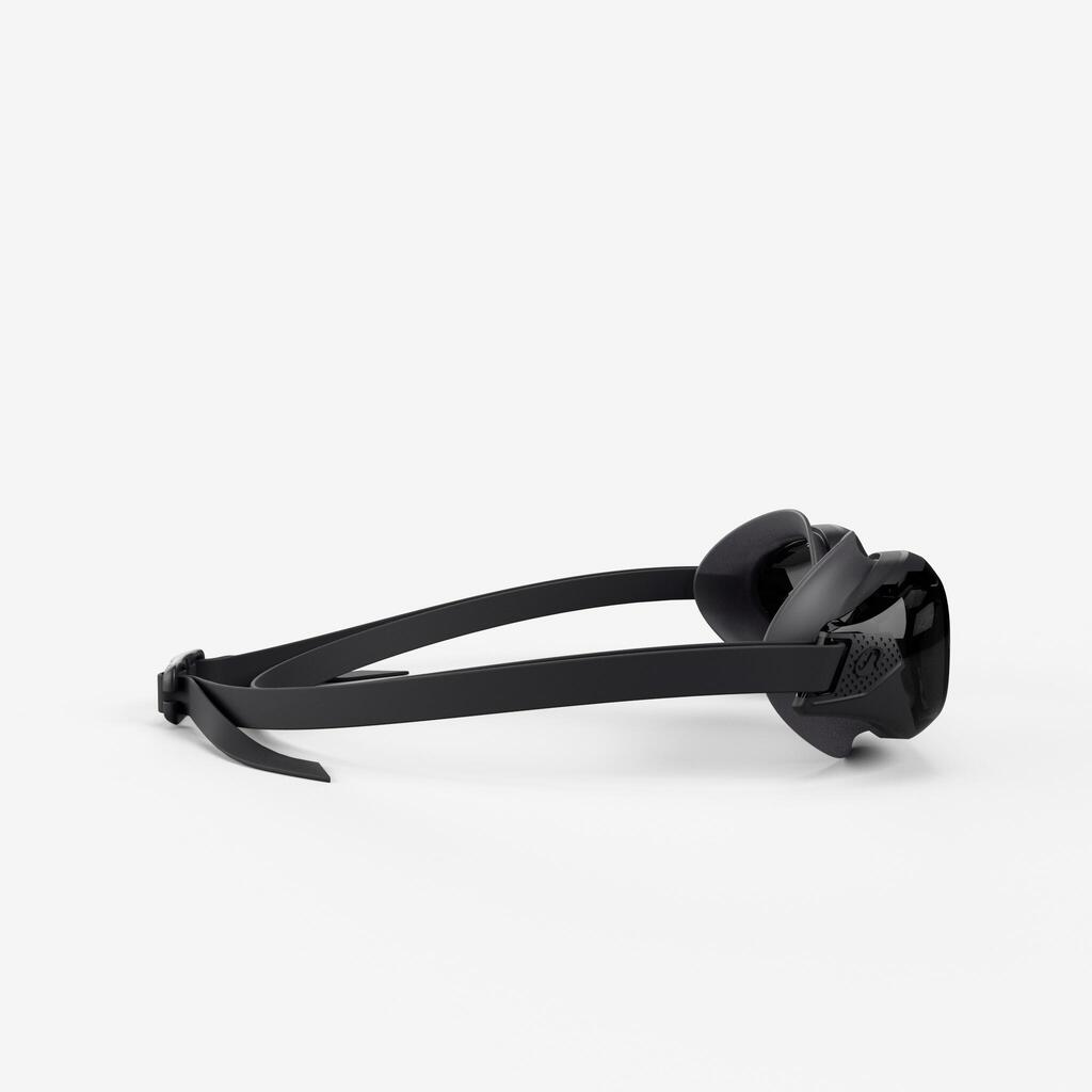 Lunettes de natation Taille Unique - Bfit noires verres fumées noir