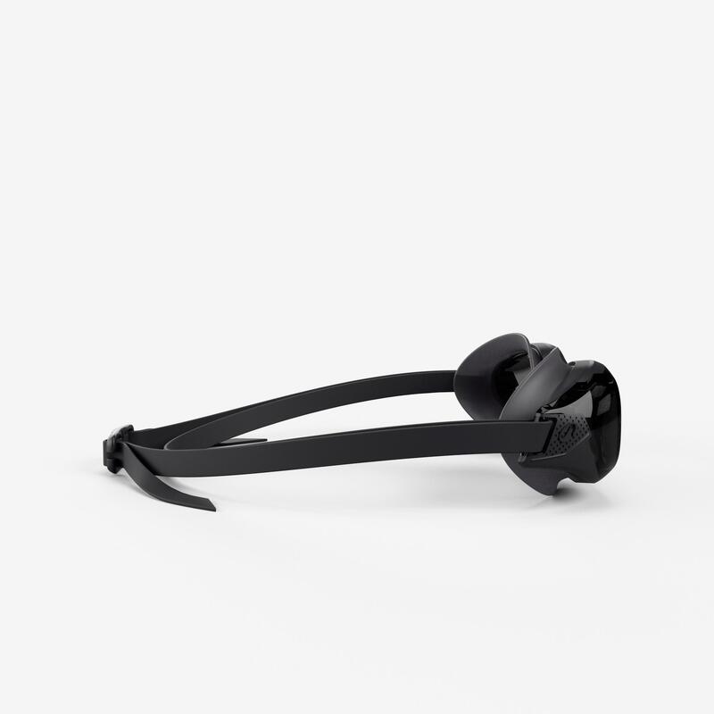Lunettes de natation Taille Unique - Bfit noires verres fumées noir