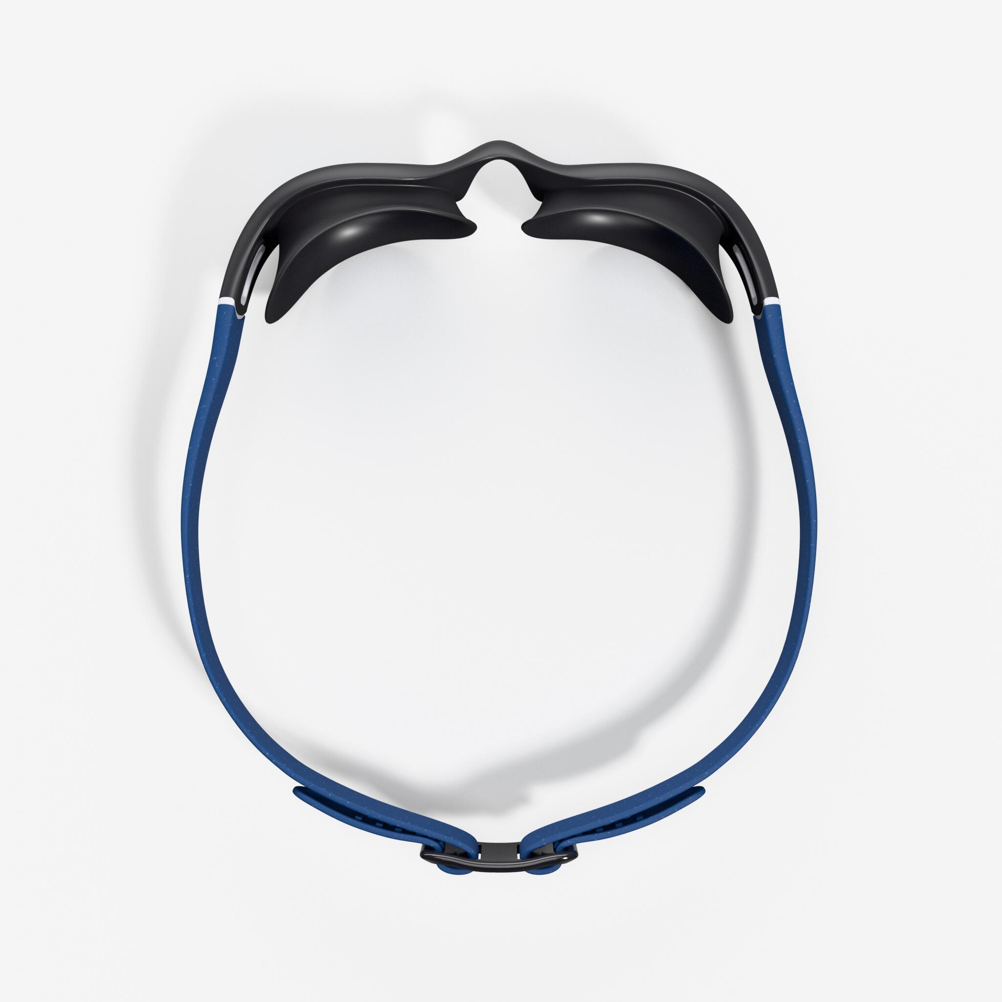 Swimming Goggles Size L - Soft Black/Blue - NABAIJI