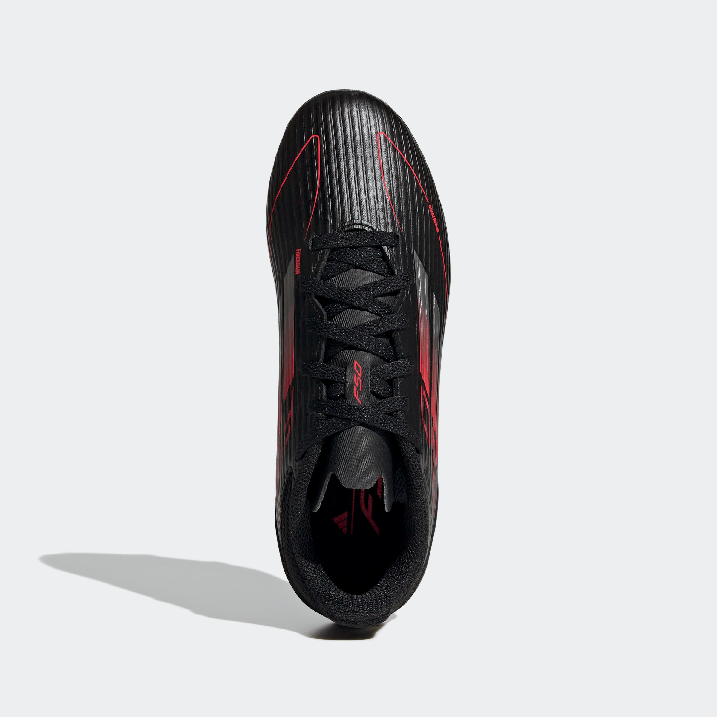 adidas F50 League FG/MG kind voetbalschoenen zwart/rood 9/9