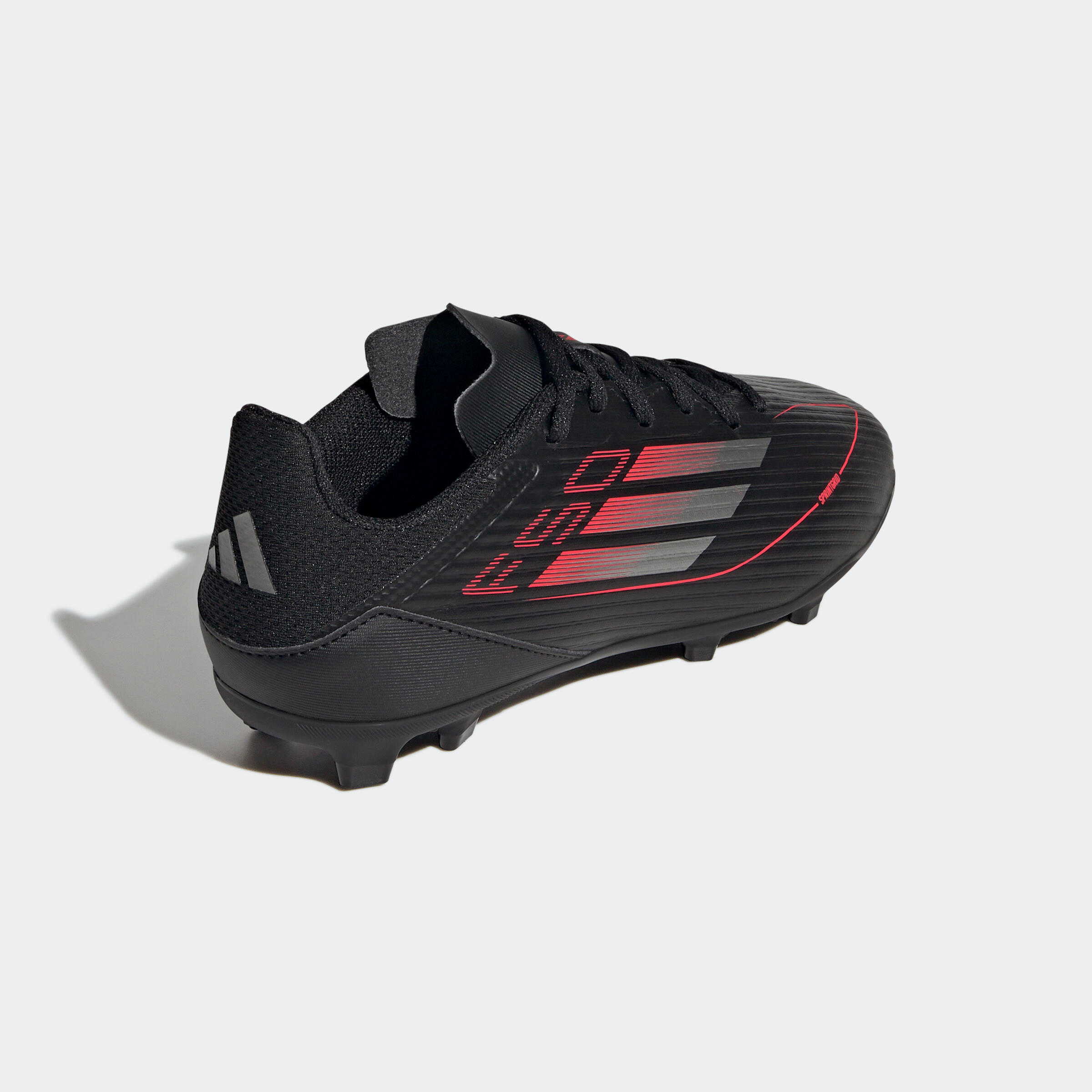 adidas F50 League FG/MG kind voetbalschoenen zwart/rood 6/9