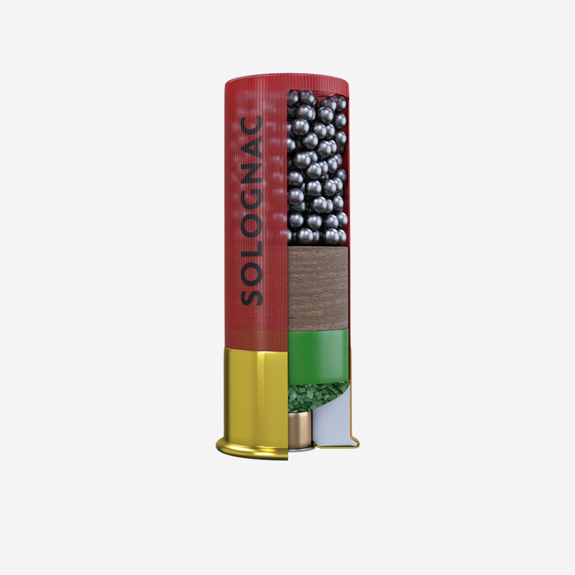 Cartucho Solognac M900 34 g Confort Calibre 12/70 Perdigón N.° 9 x25 2/3