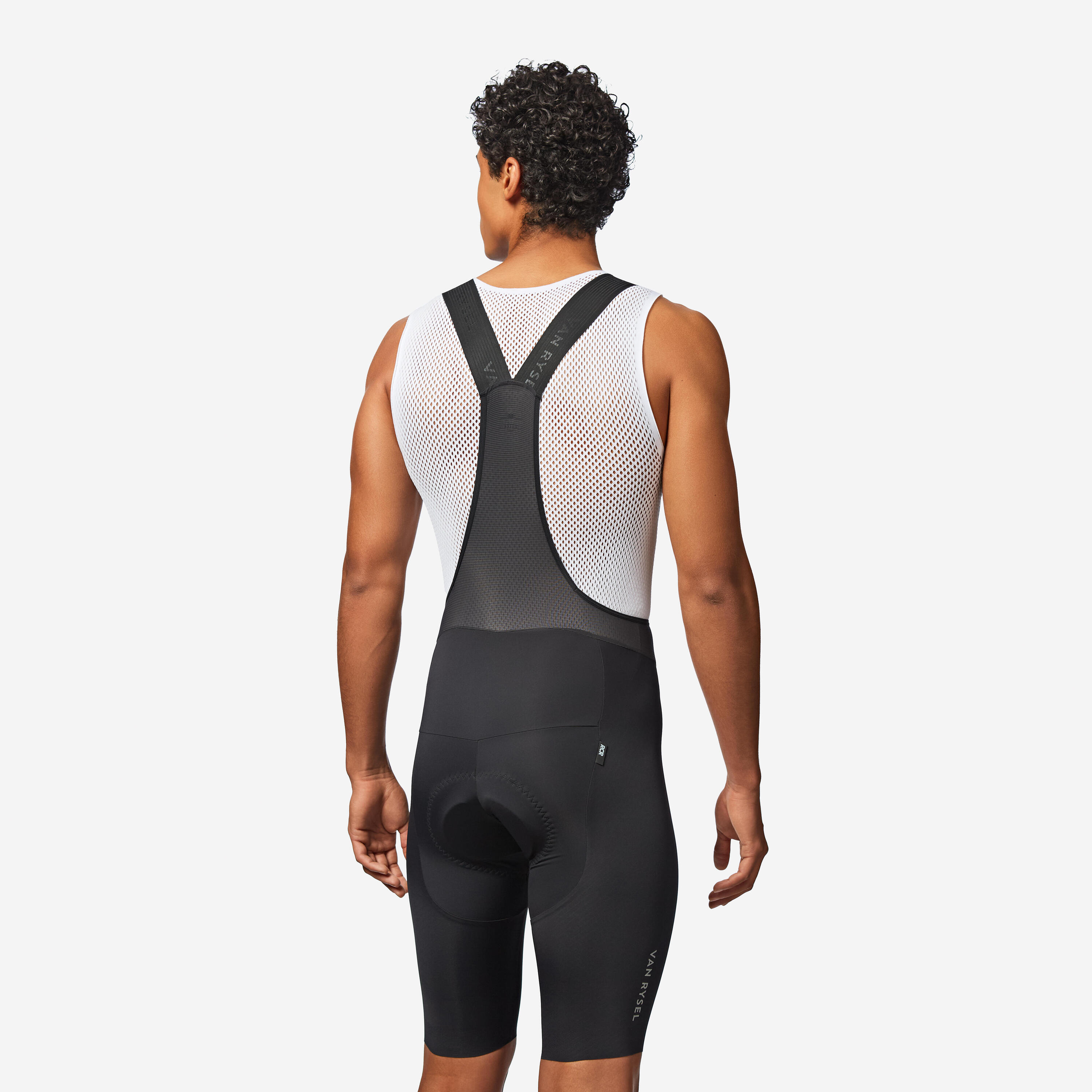 Men's Road Cycling Summer Shorts RCR 4 - Black 3/8