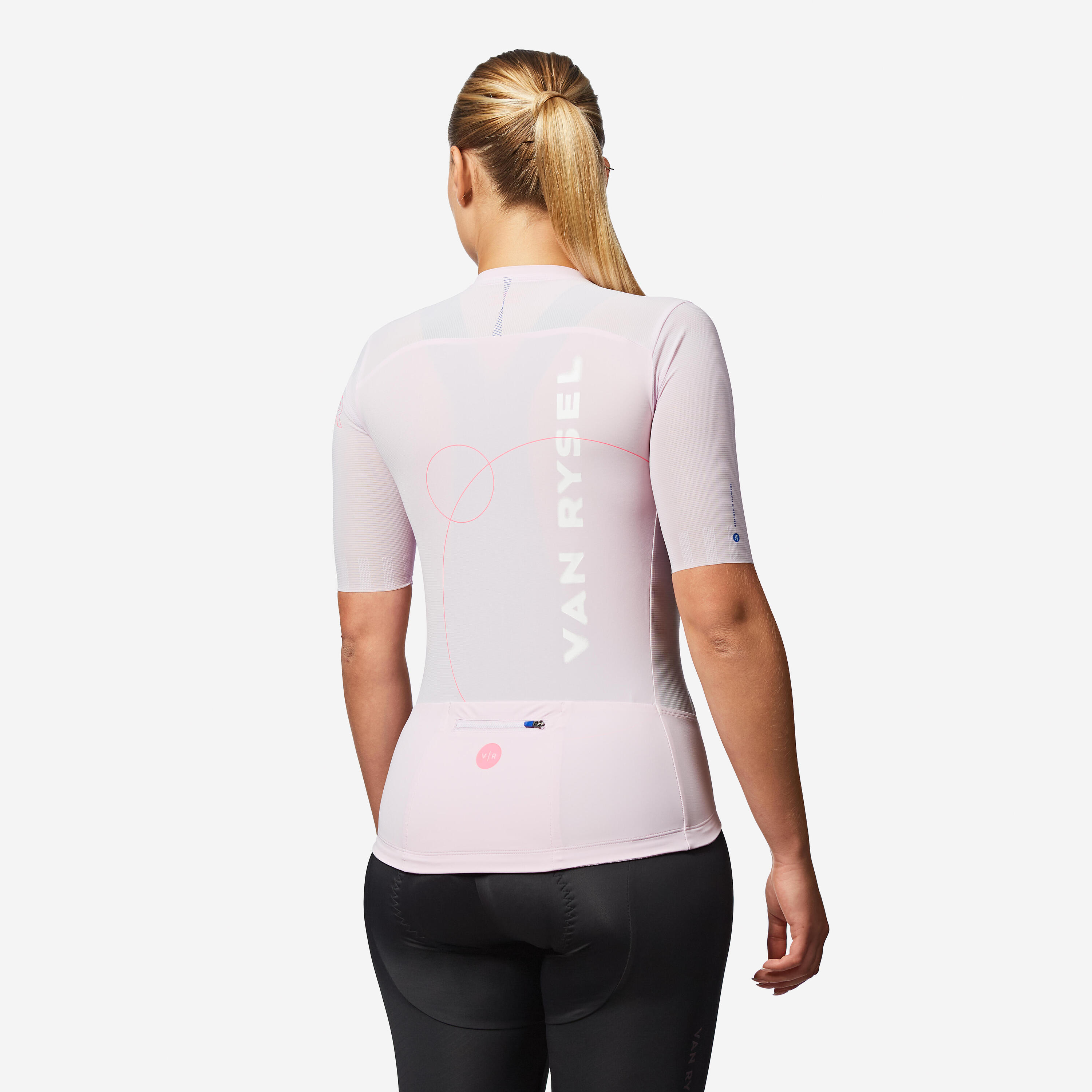 Radtrikot Rennrad kurzarm Sommer Unisex "Racer 2" Lila 4/15