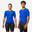 Tricou ciclism șosea vară unisex RACER 2 Albastru