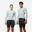 Maillot vélo route manches longues été unisex uvp RCR gris