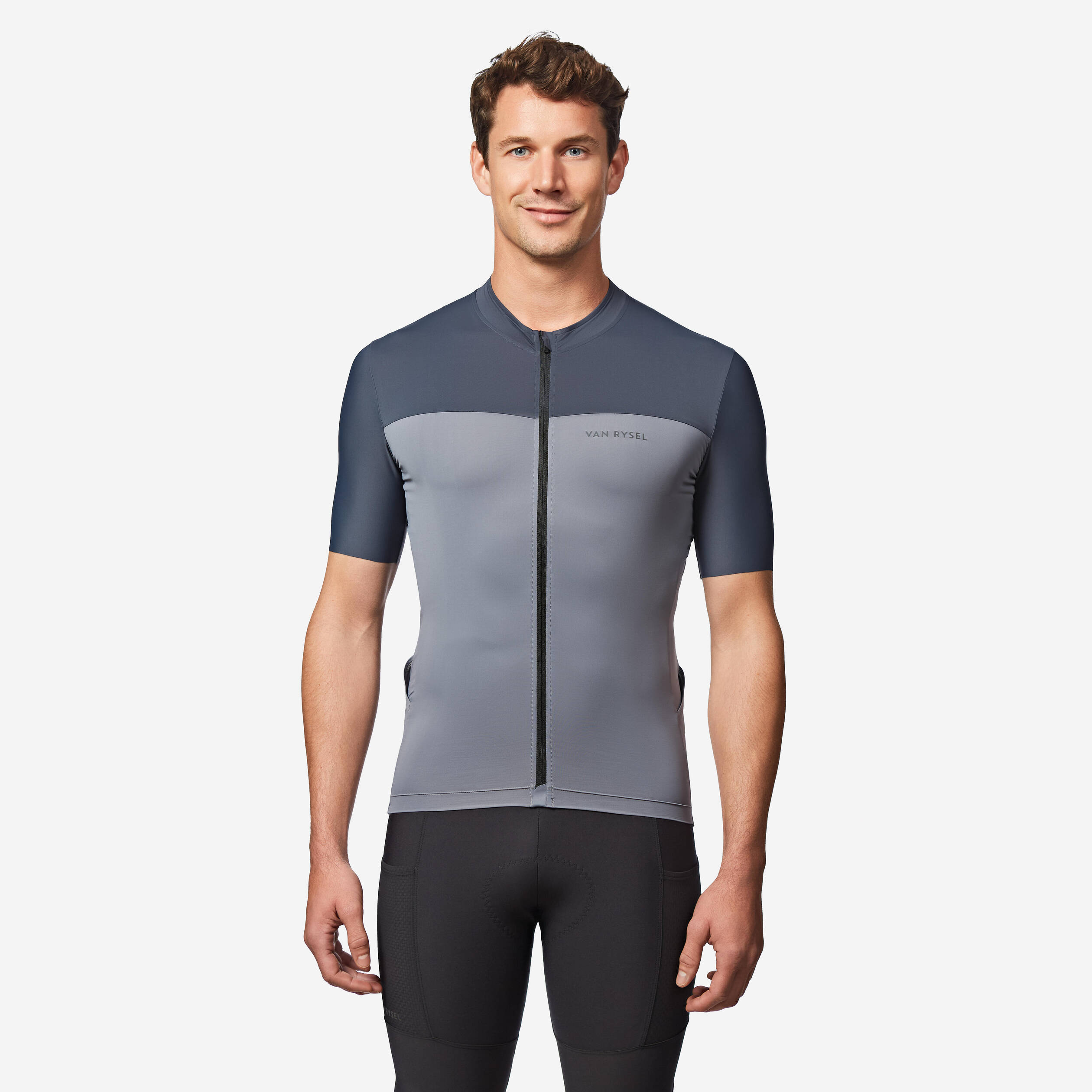 Men Cycling Short Sleeve Jersey EDR 2 - Grey