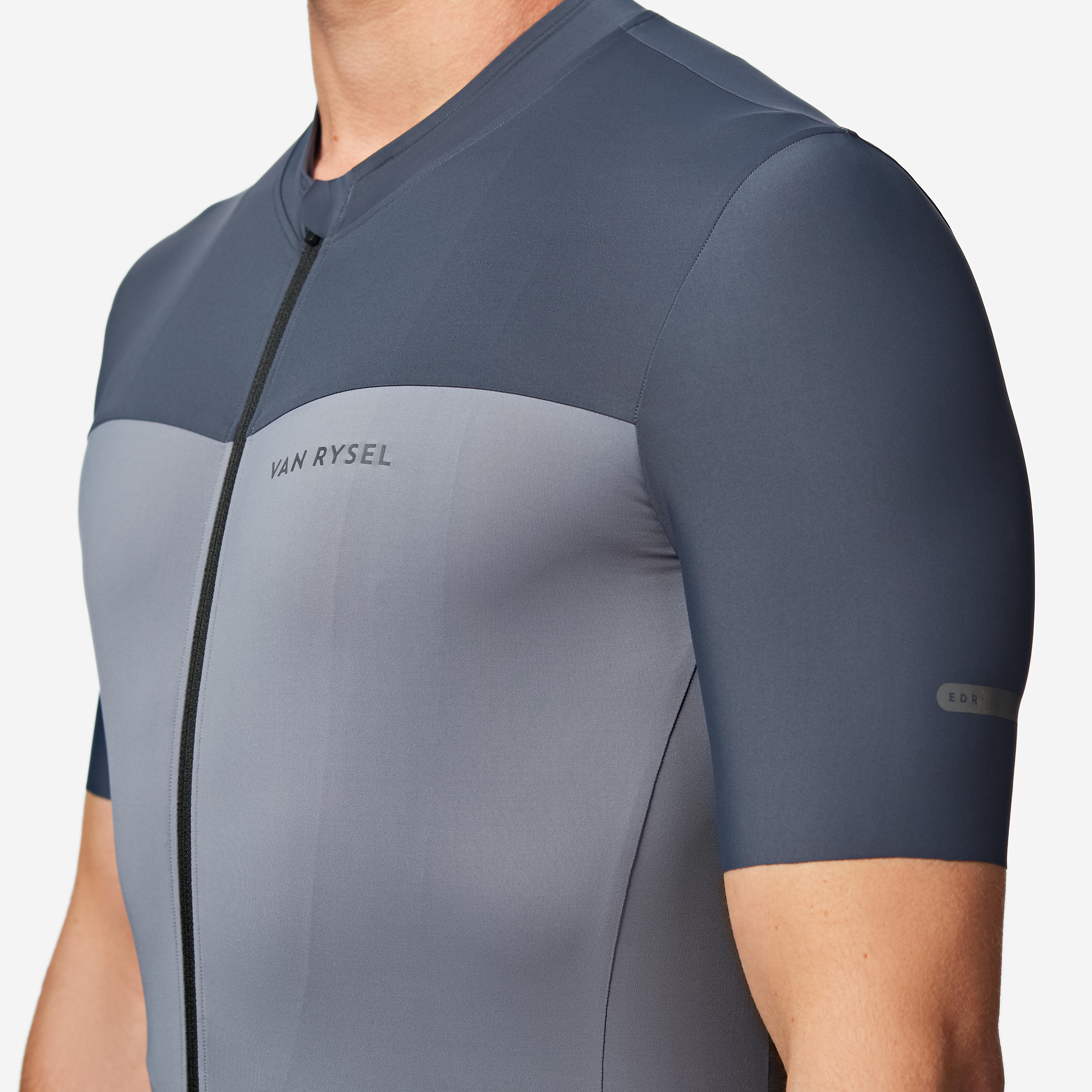 Maillot de vélo de route à manches courtes ajusté homme – EDR 2 - VAN RYSEL