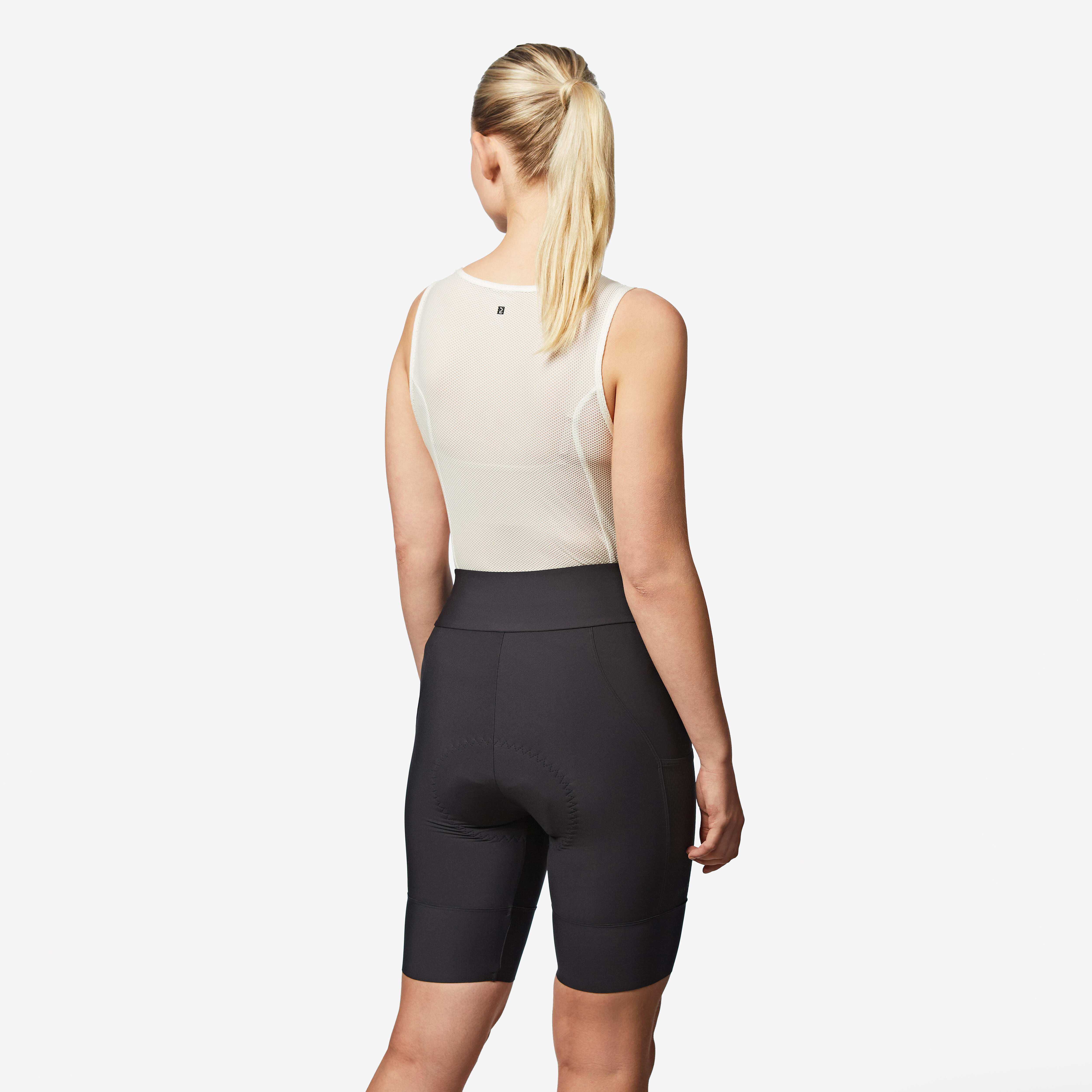 Women Cycling Padded Shorts - Black