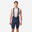 Cuissard bretelles de vélo de route homme Endurance Bleu marine