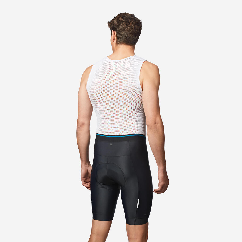 CUISSARD DE VELO SANS BRETELLES  HOMME RC100 NOIR