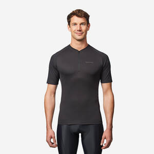 Men's Road Cycling  Summer Jersey Essential - Black