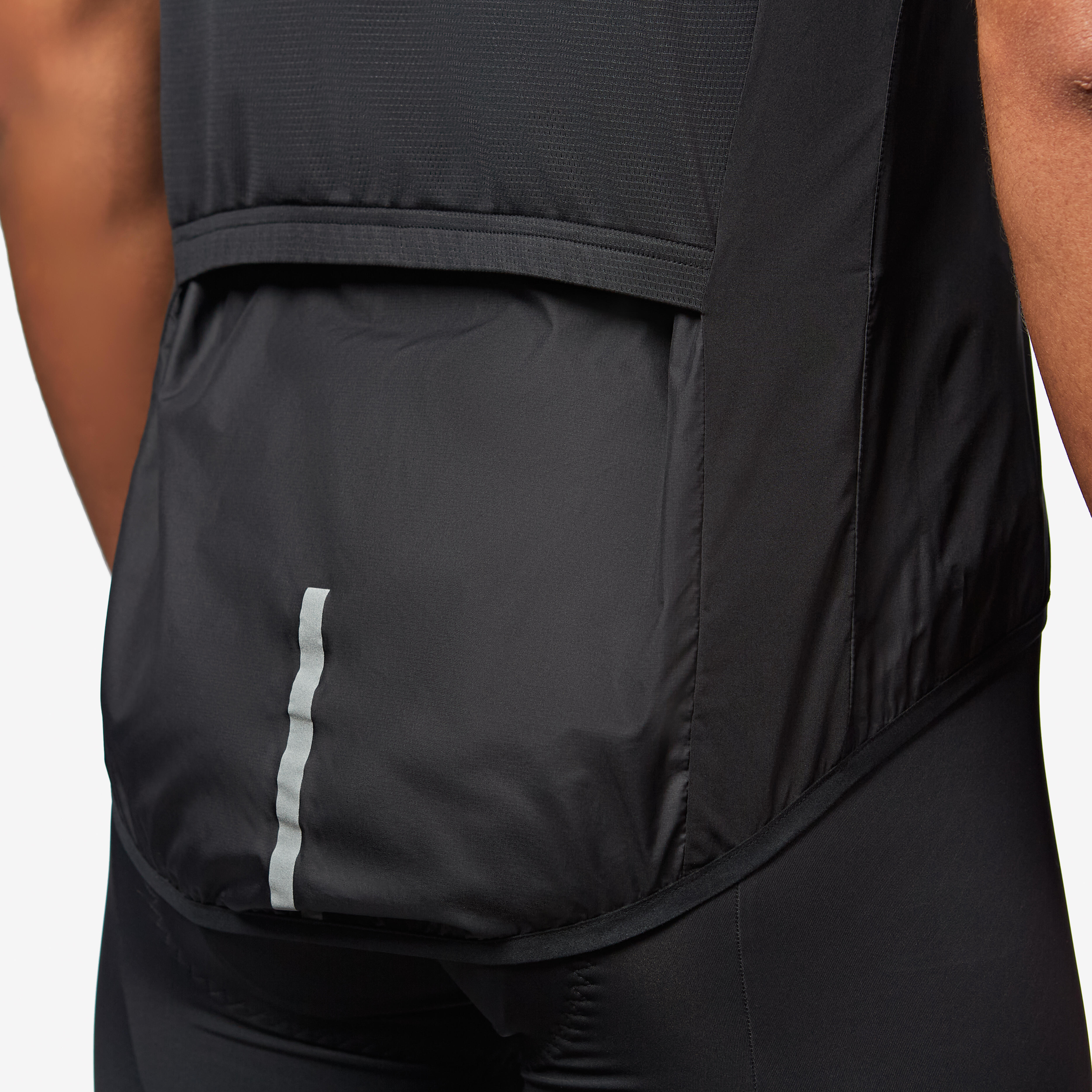Men's Road Cycling Ultra-Light Sleeveless Windproof Vest, RoadR 500 Black - VAN RYSEL