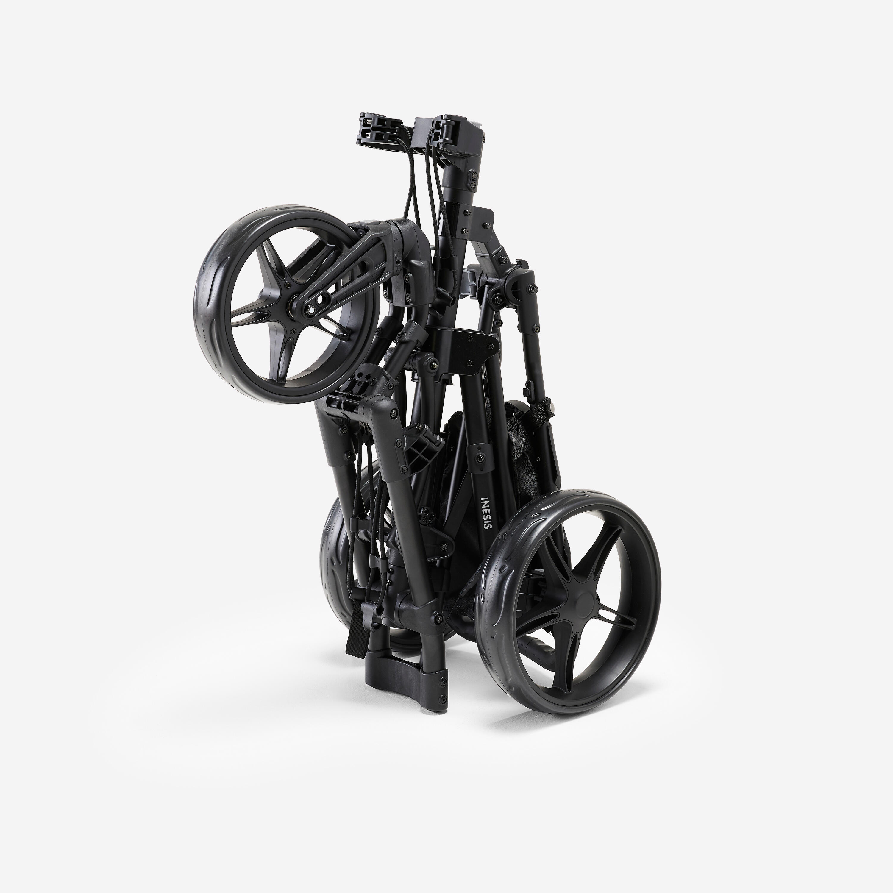 3-wheel golf trolley Inesis 900 360° black