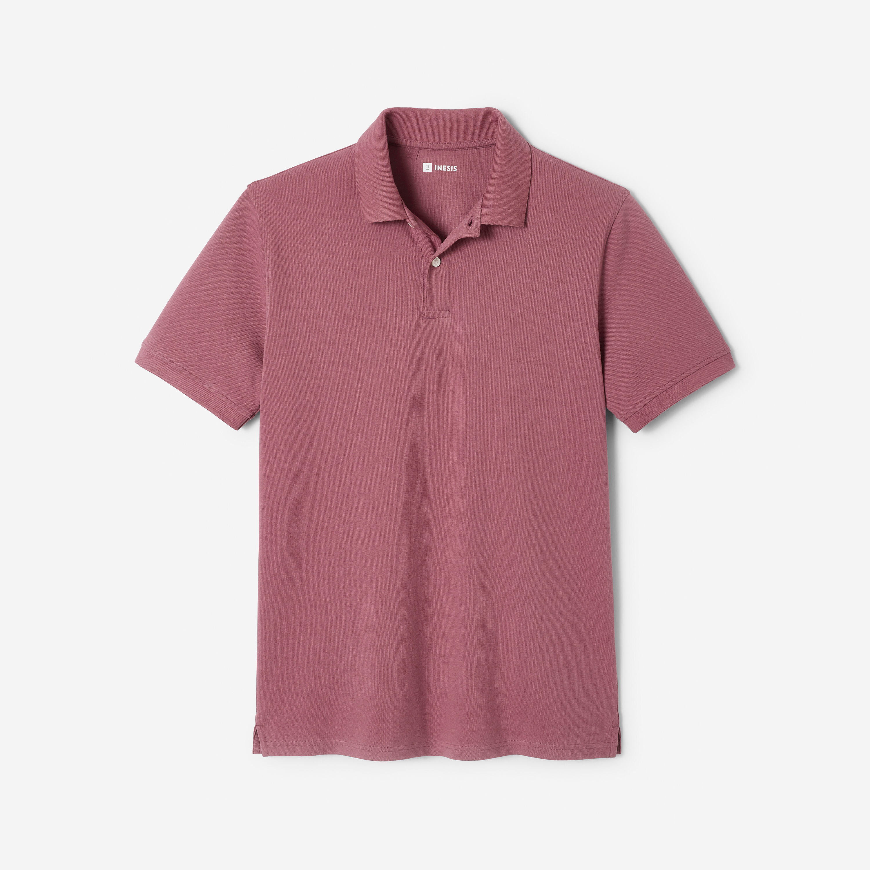 Polo golf uomo MW 500 rosa scuro 14/27