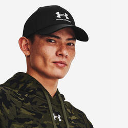 Casquette réglable Branded pour homme, noir