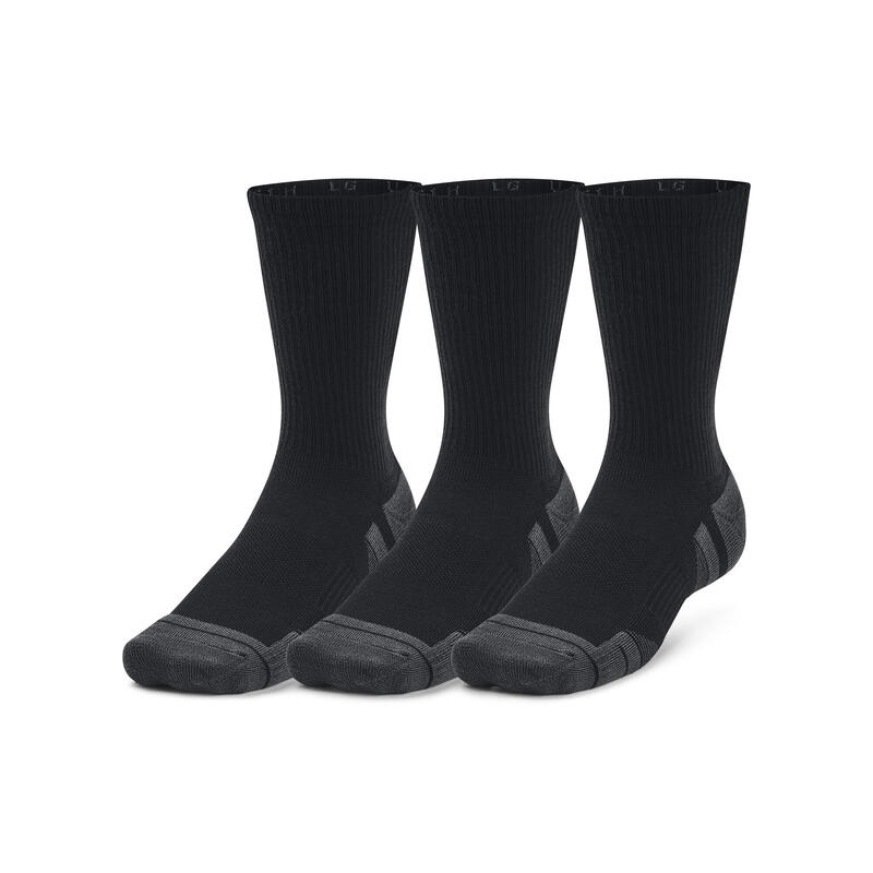 Lot de 3 paires de chaussettes hautes, Performance Tech unisexes, noir
