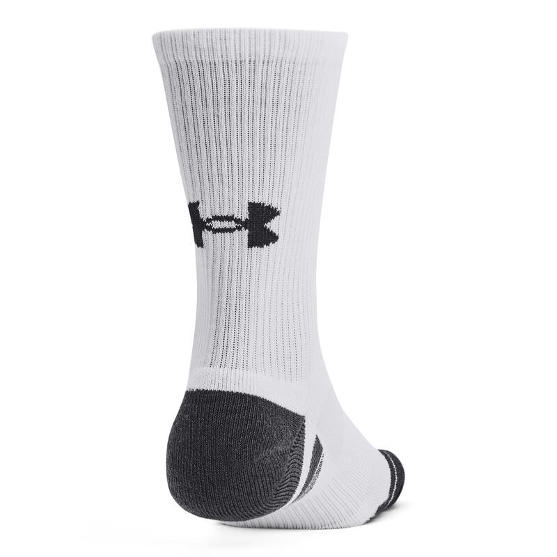 Set de 3 perechi de șosete lungi Performance Tech Alb Unisex