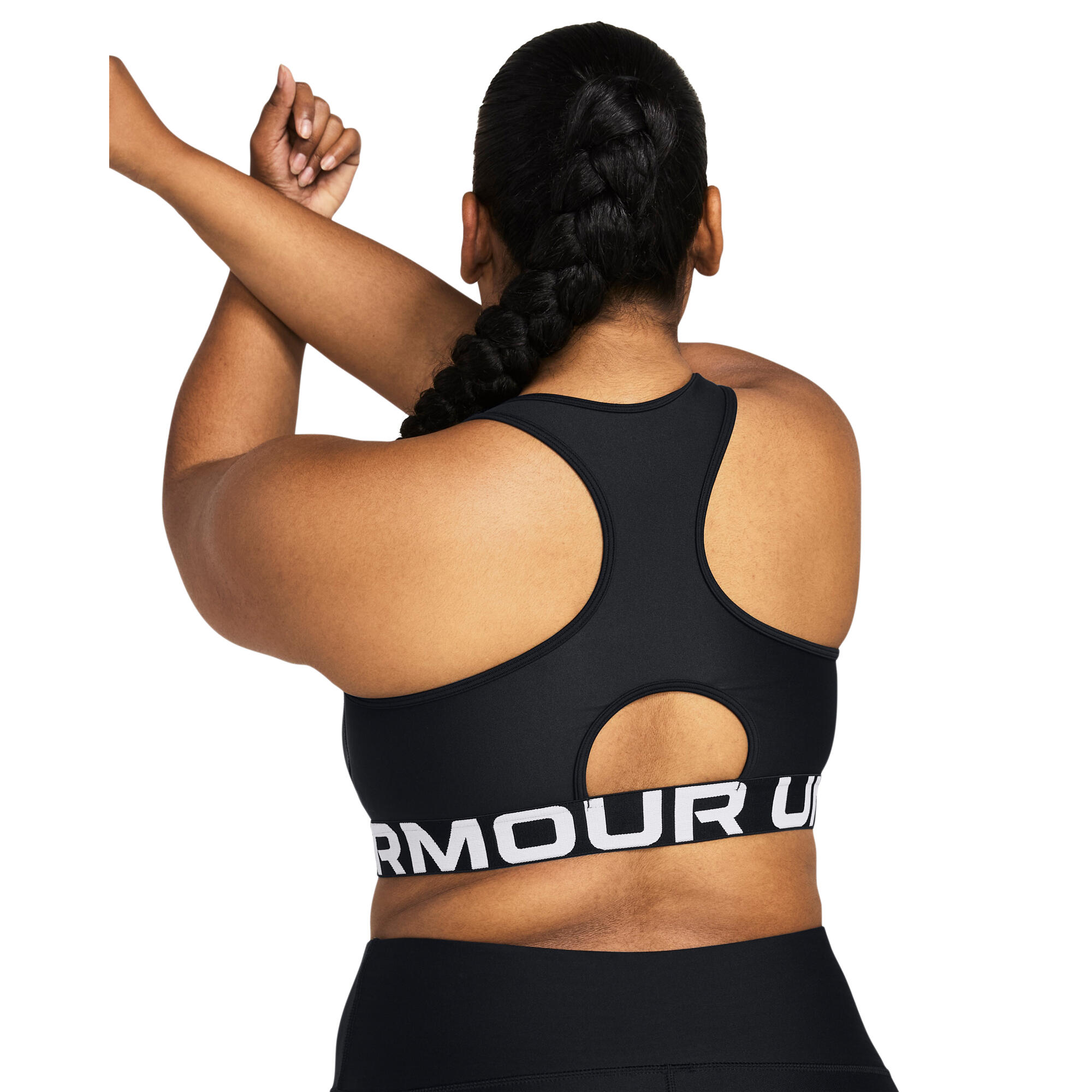 Brassière de sport HeatGear® Armour Mid Branded pour femme, noir 6/12