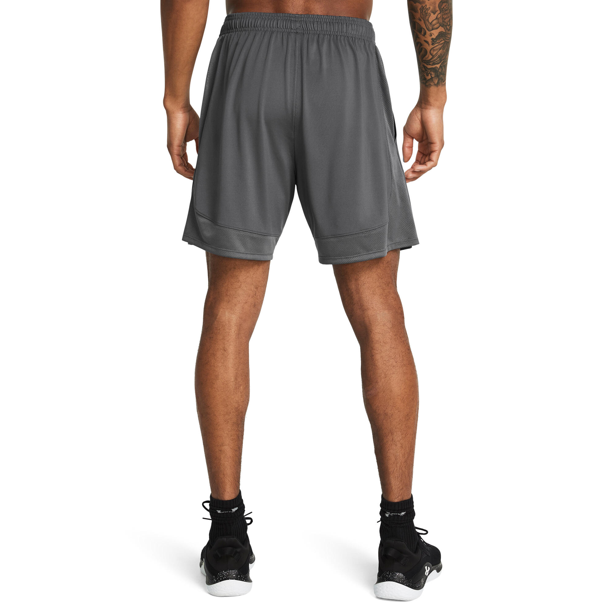 Herenshort UA Tech™ Vent grijs 2/4