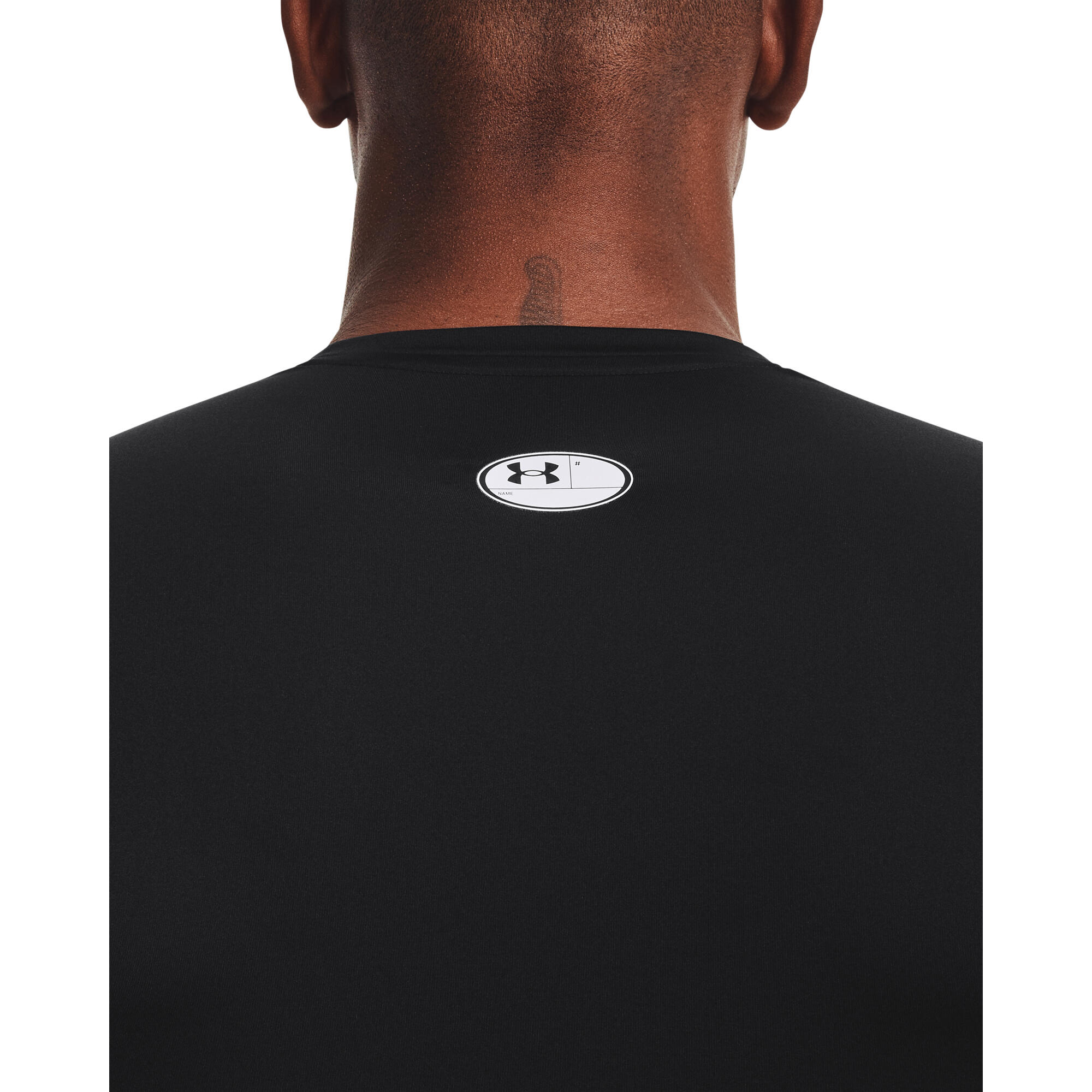 T-shirt en tissu HeatGear® pour homme, noir 4/6