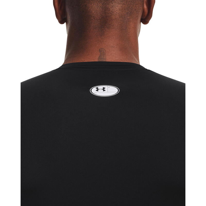 T-shirt en tissu HeatGear® pour homme, noir