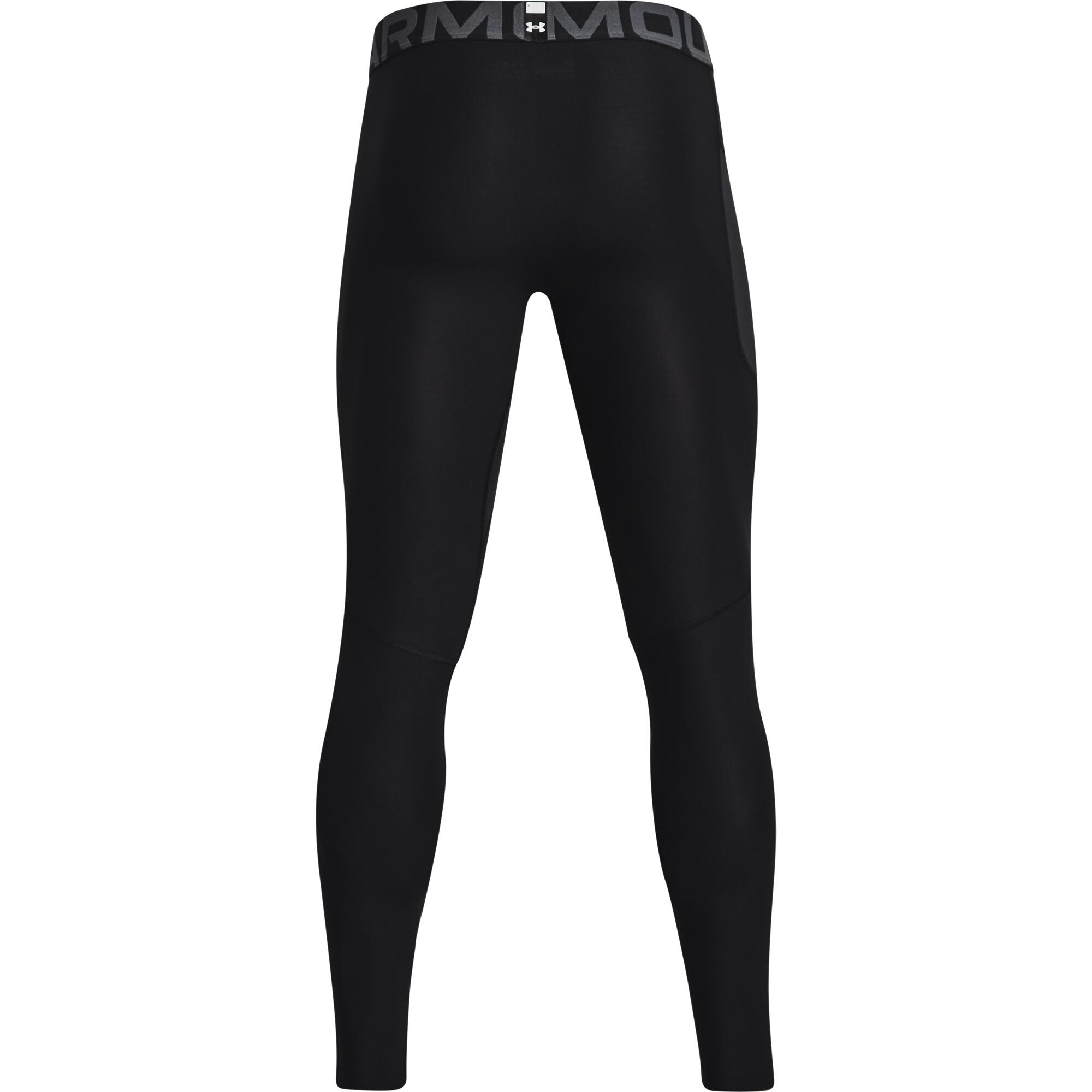 Leggings Under Armour uomo palestra traspiranti neri 5/5