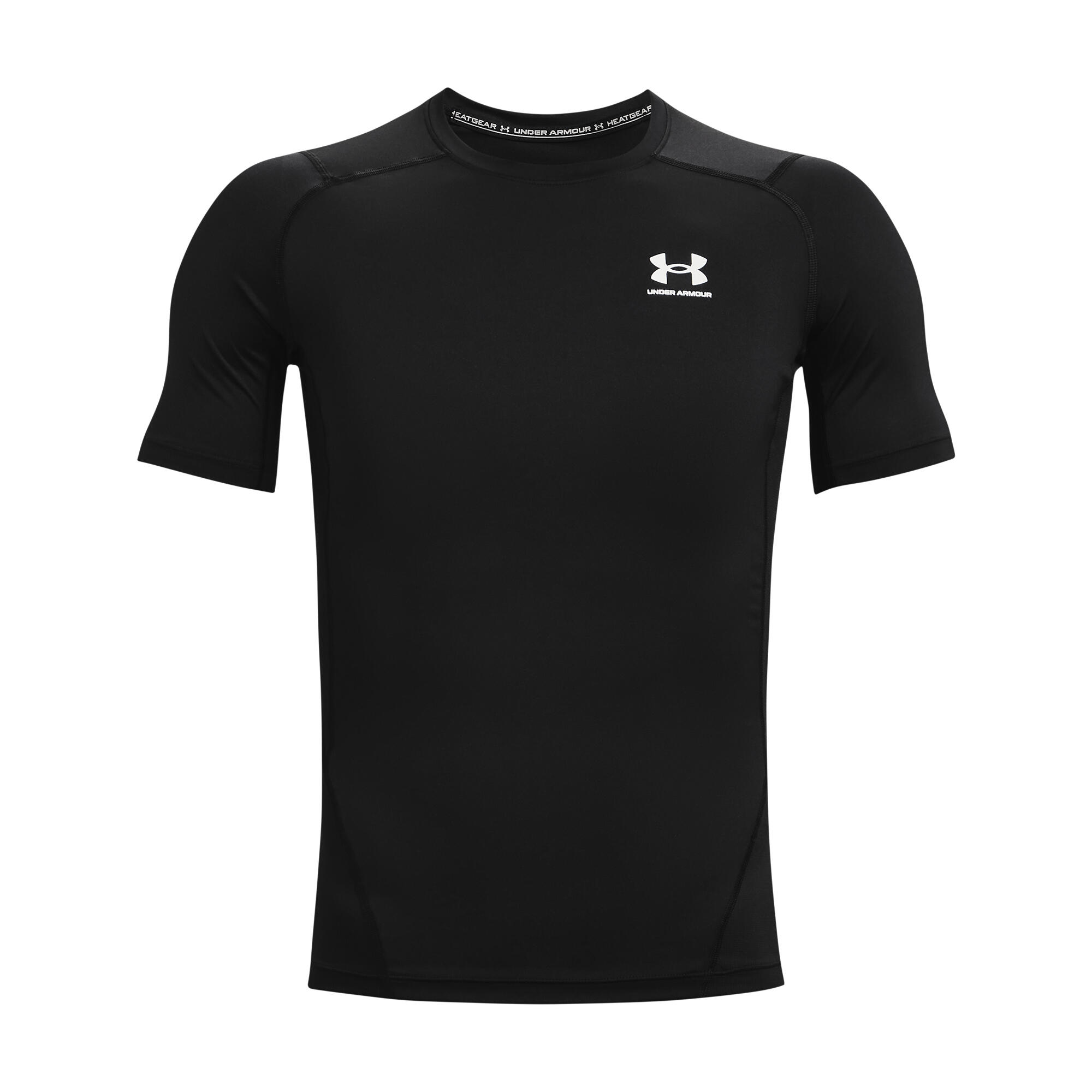 T-shirt en tissu HeatGear® pour homme, noir 6/6