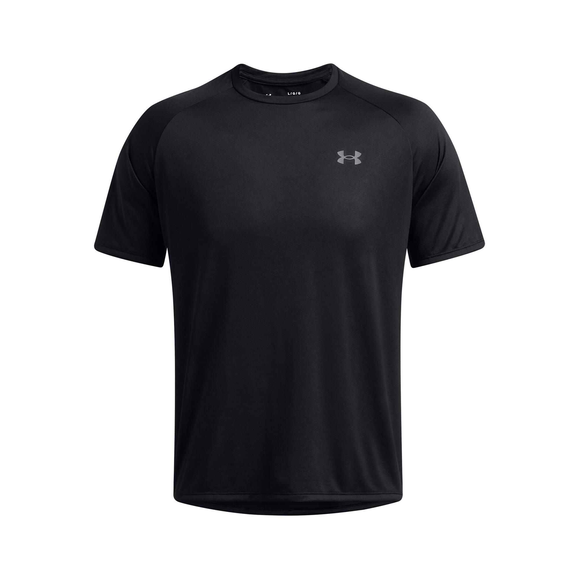Fitness T-shirt voor heren Tech™ 2.0 zwart 12/13