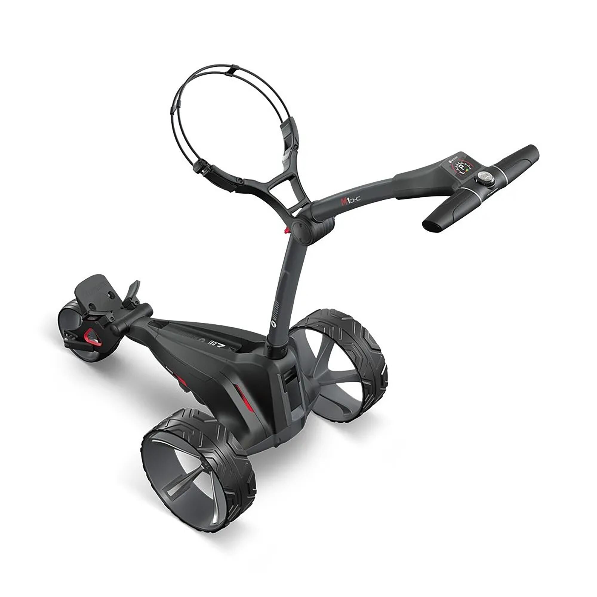 Tweedehands - Golftrolley M1 DHC elektrisch + parapluhouder + kaarthouder 8/9