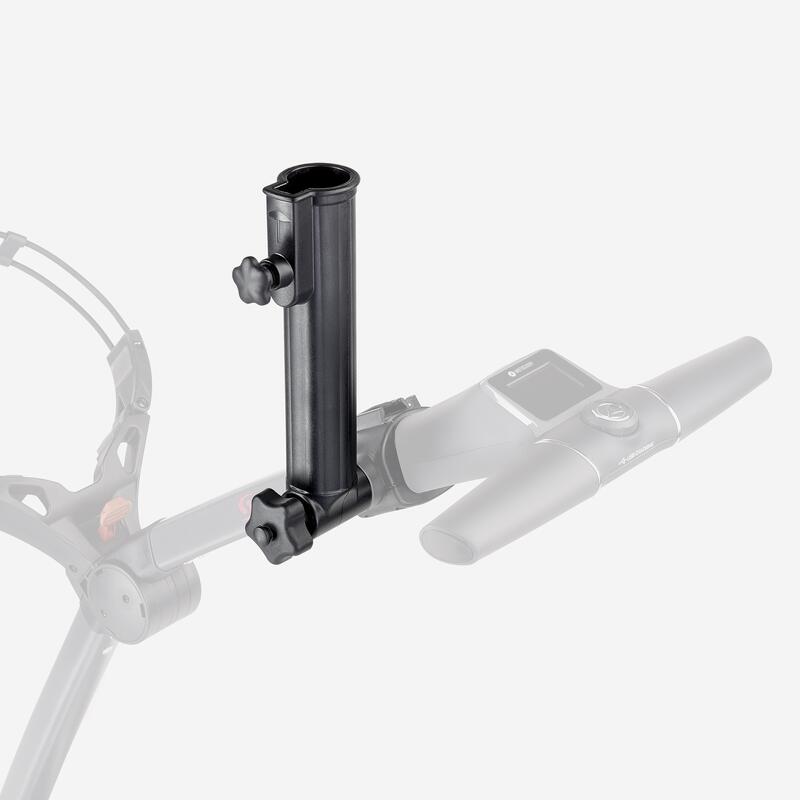 Cărucior electric golf Motocaddy M1 DHC + suport umbrelă + suport cartonașe scor