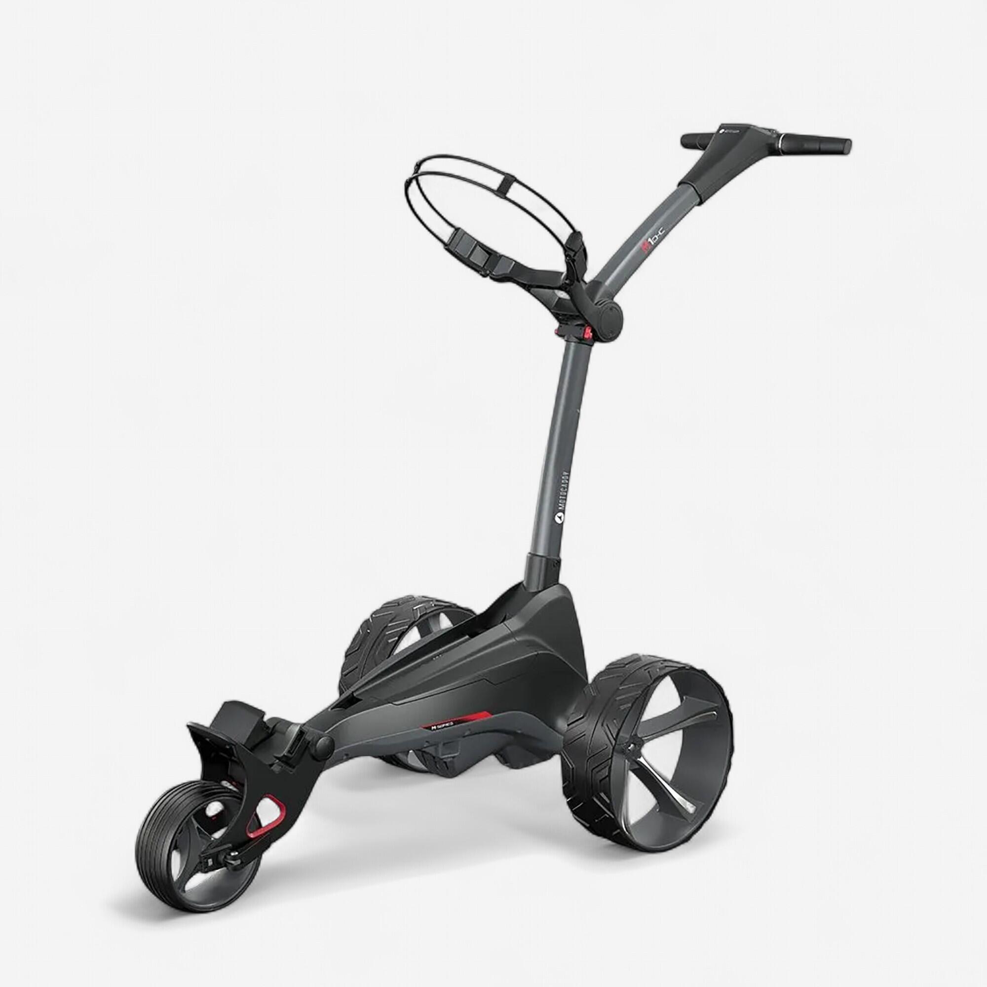 MOTOCADDY Carrello golf elettrico Motocaddy M1 DHC + portaombrello + porta-score