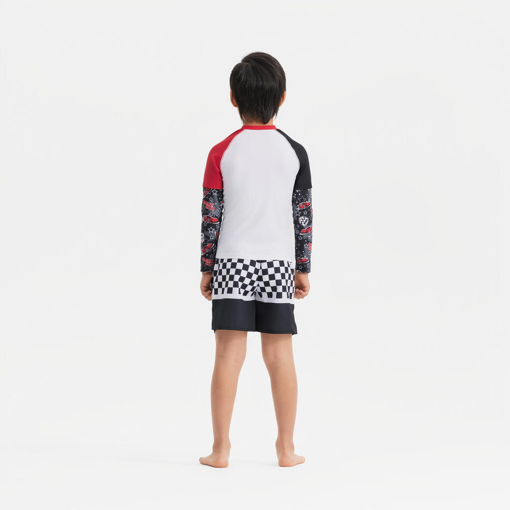 Surf junior protection uv 500 half zip COURSE BLANC
