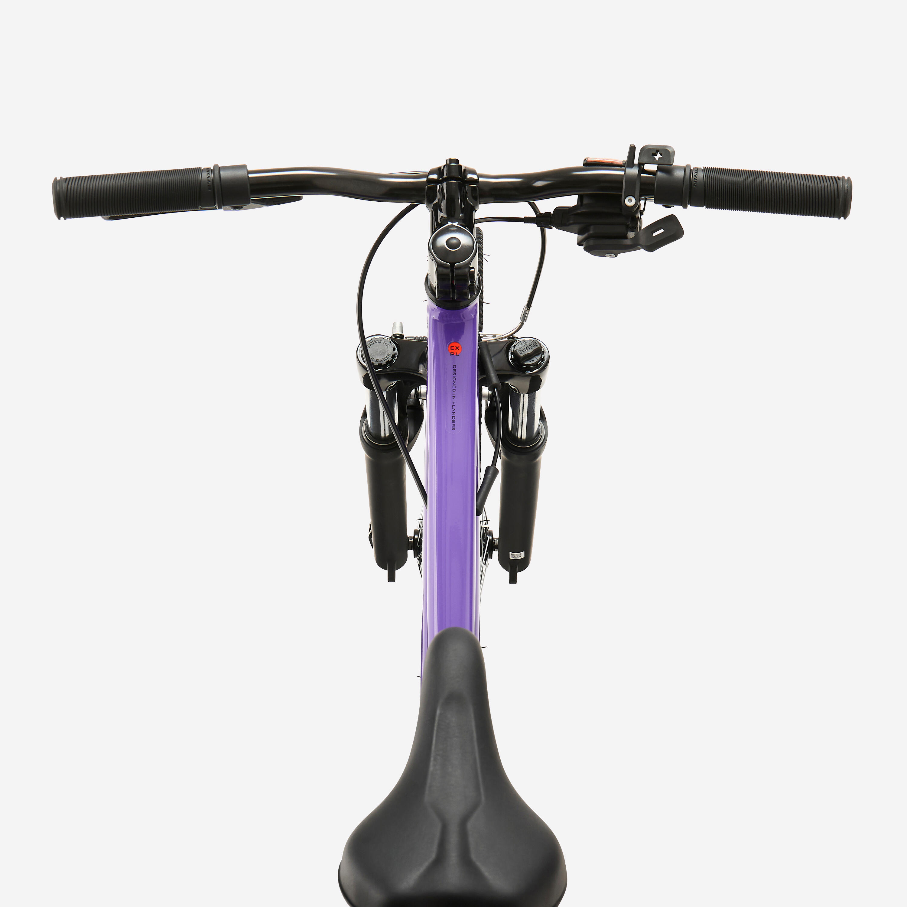 ROCKRIDER Detský horský bicykel EXPL 500 26" 9-12 rokov fialový 26" · záber 7