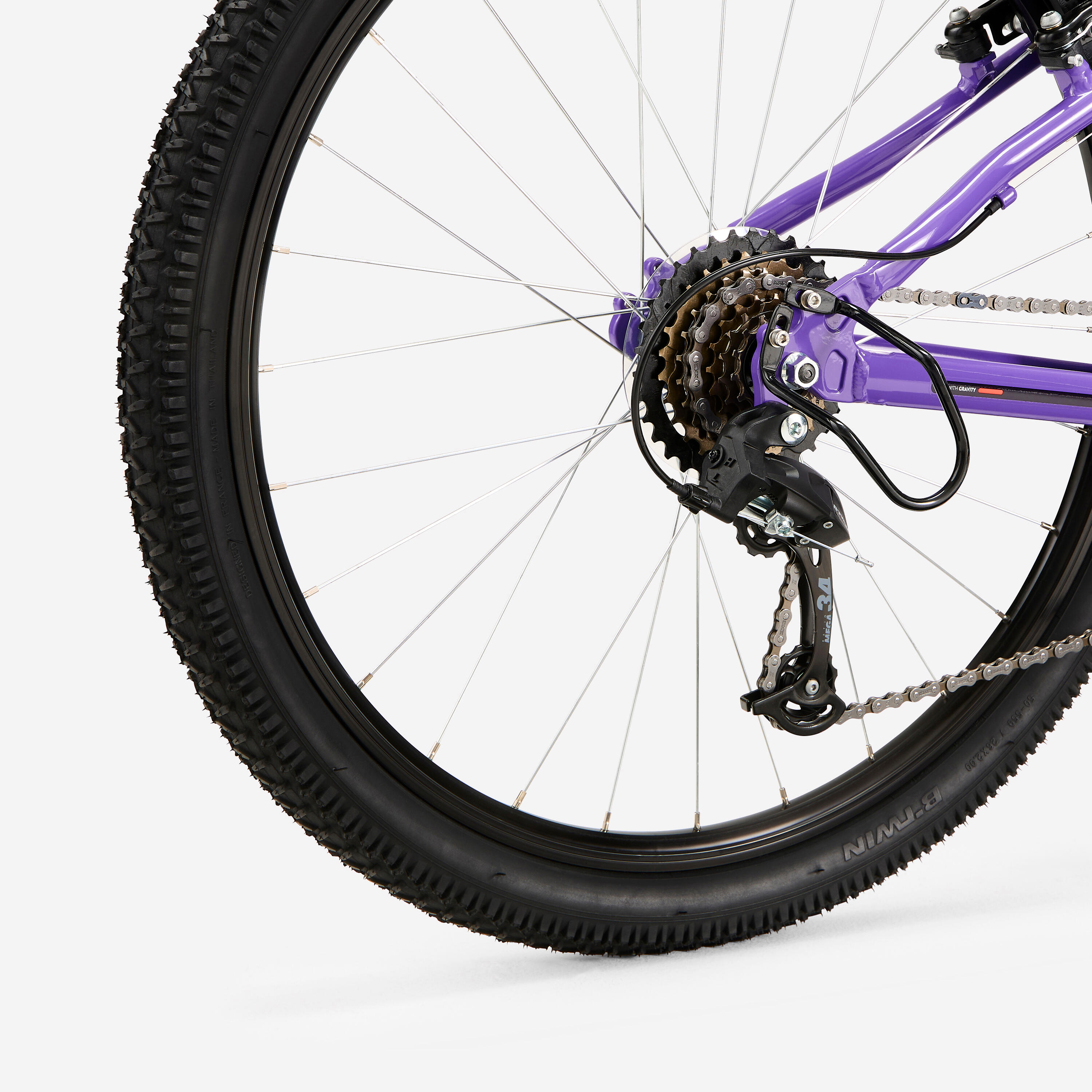 Kinderfahrrad Mountainbike 26 Zoll EXPL 500 lila | Decathlon