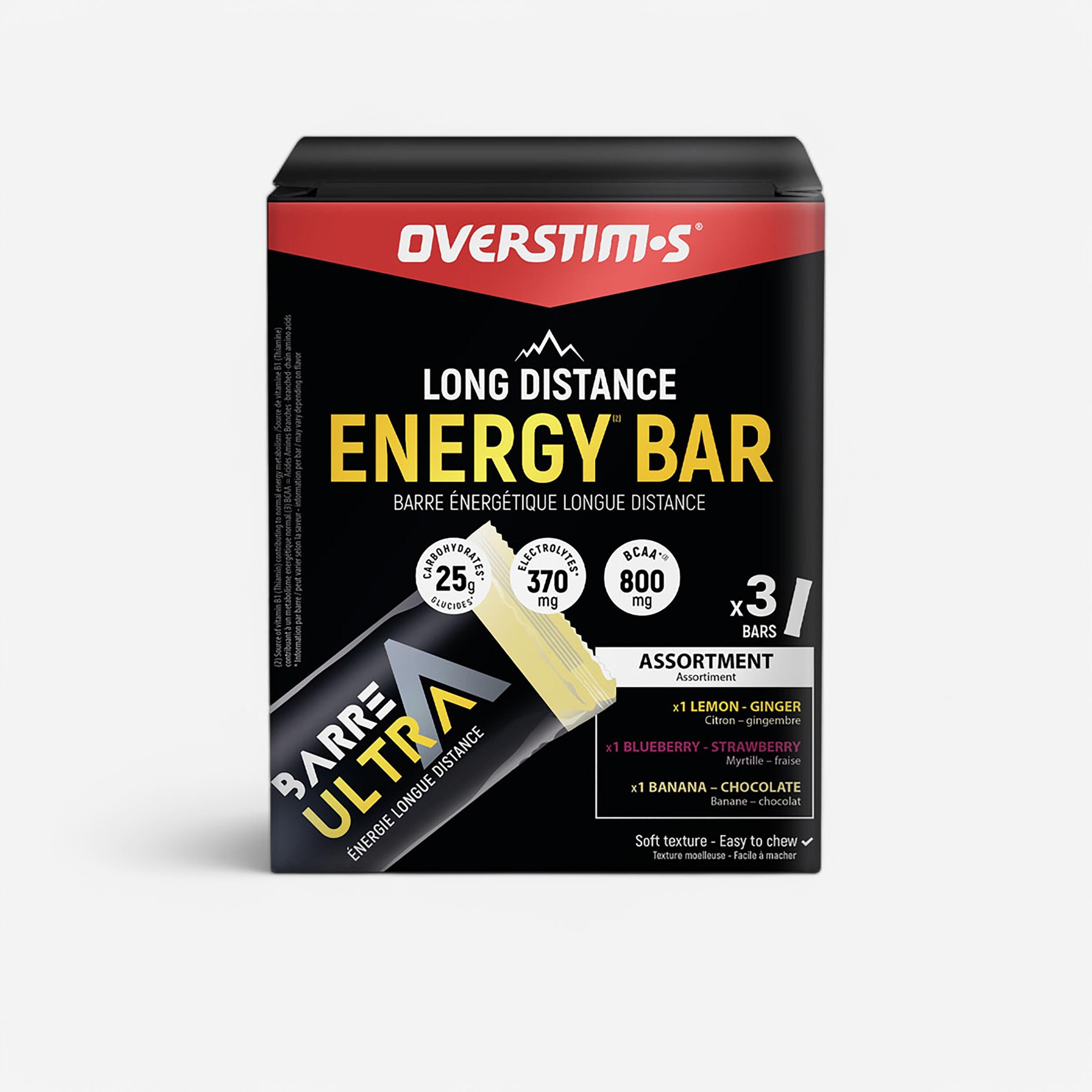OVERSTIM.S Mix van energierepen Energy Bar Ultra 3 x 40 gram