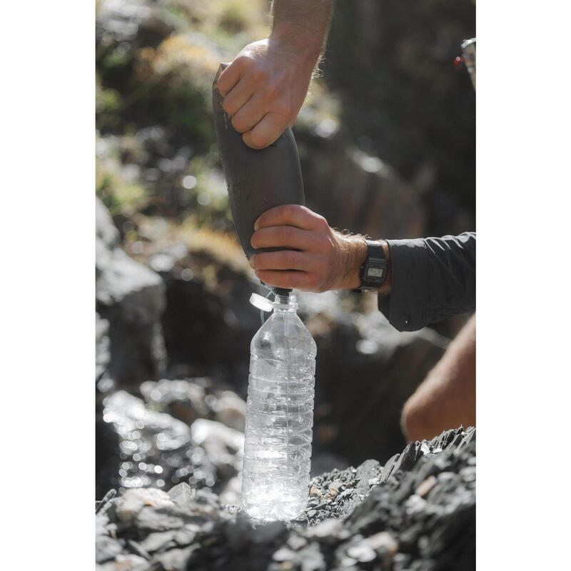 Samendrukbare soft fles met filter 1 liter MT900