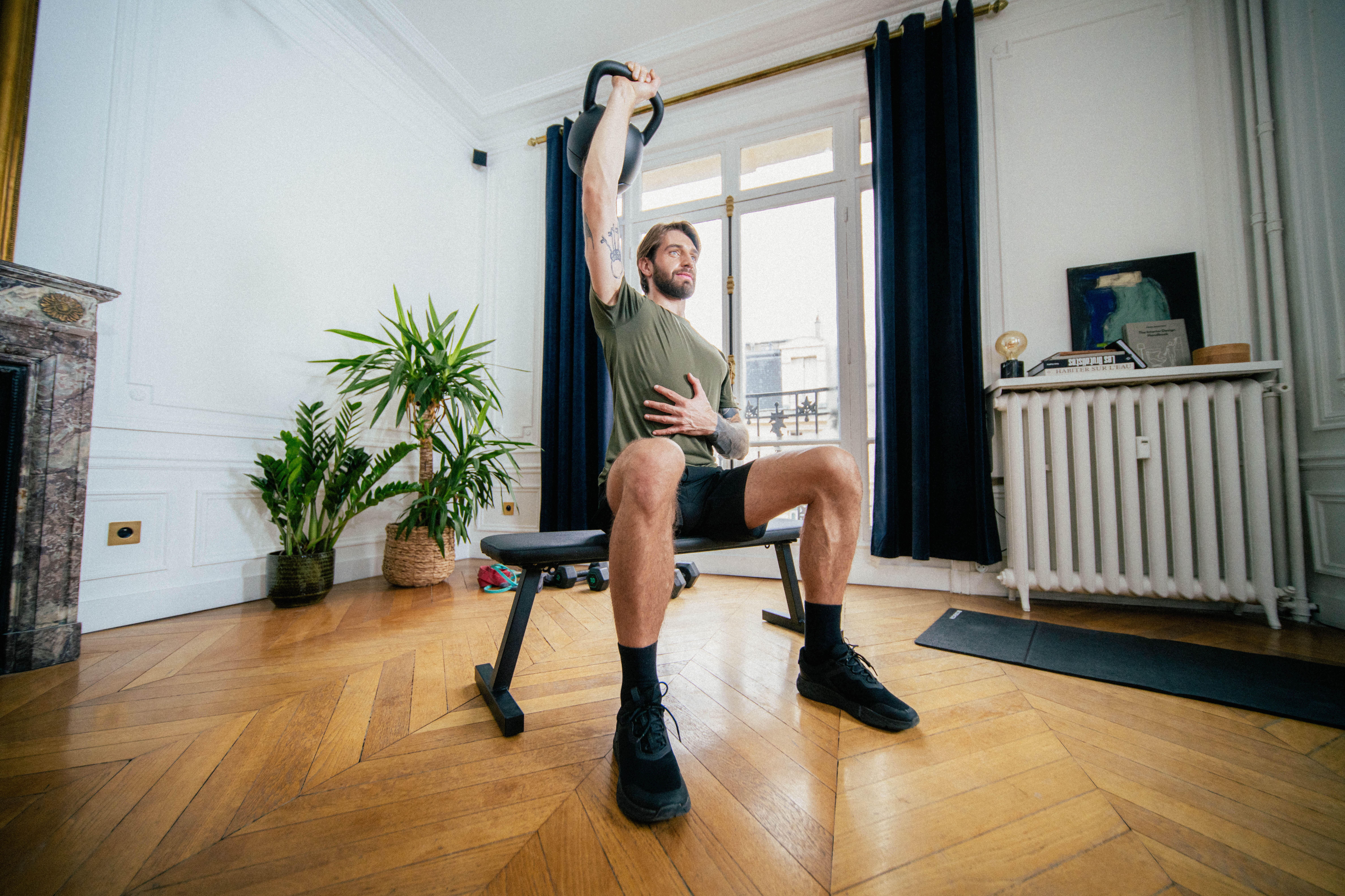 Adjustable Functional Training and Weight Training Kettlebell, 12–24 kg - CORENGTH