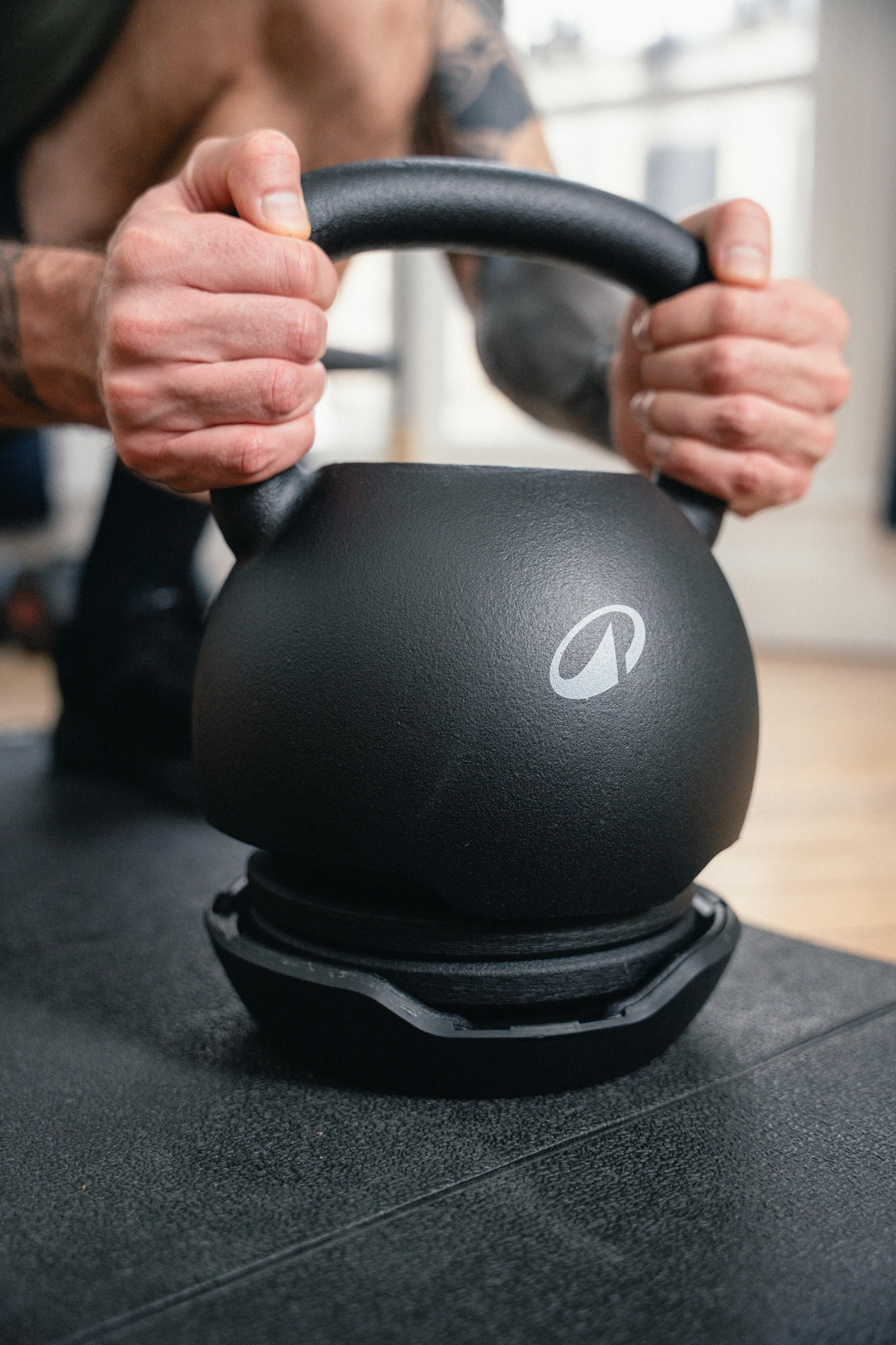 12-24 kg Adjustable Kettlebell, 12 kg base, Additional Weights