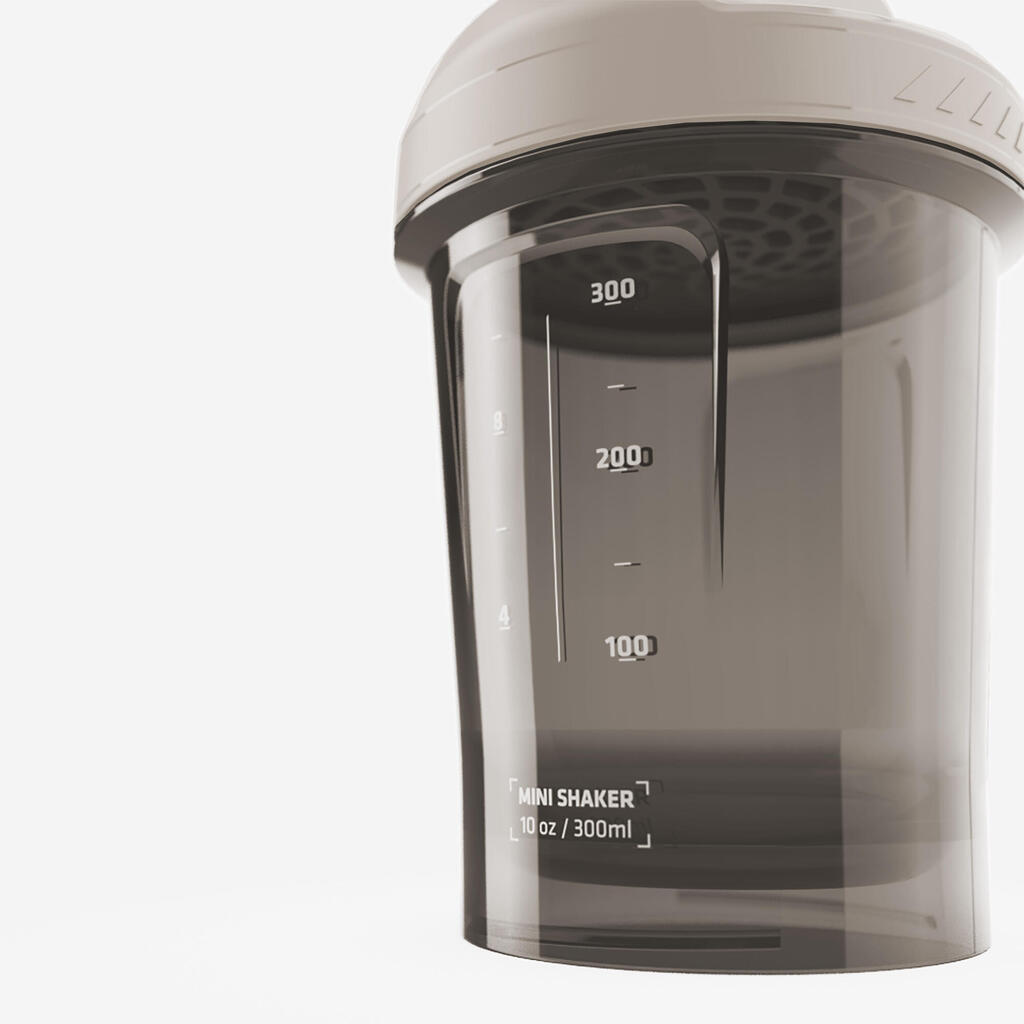 Mini šejker sa sitom - 300 ml - bež