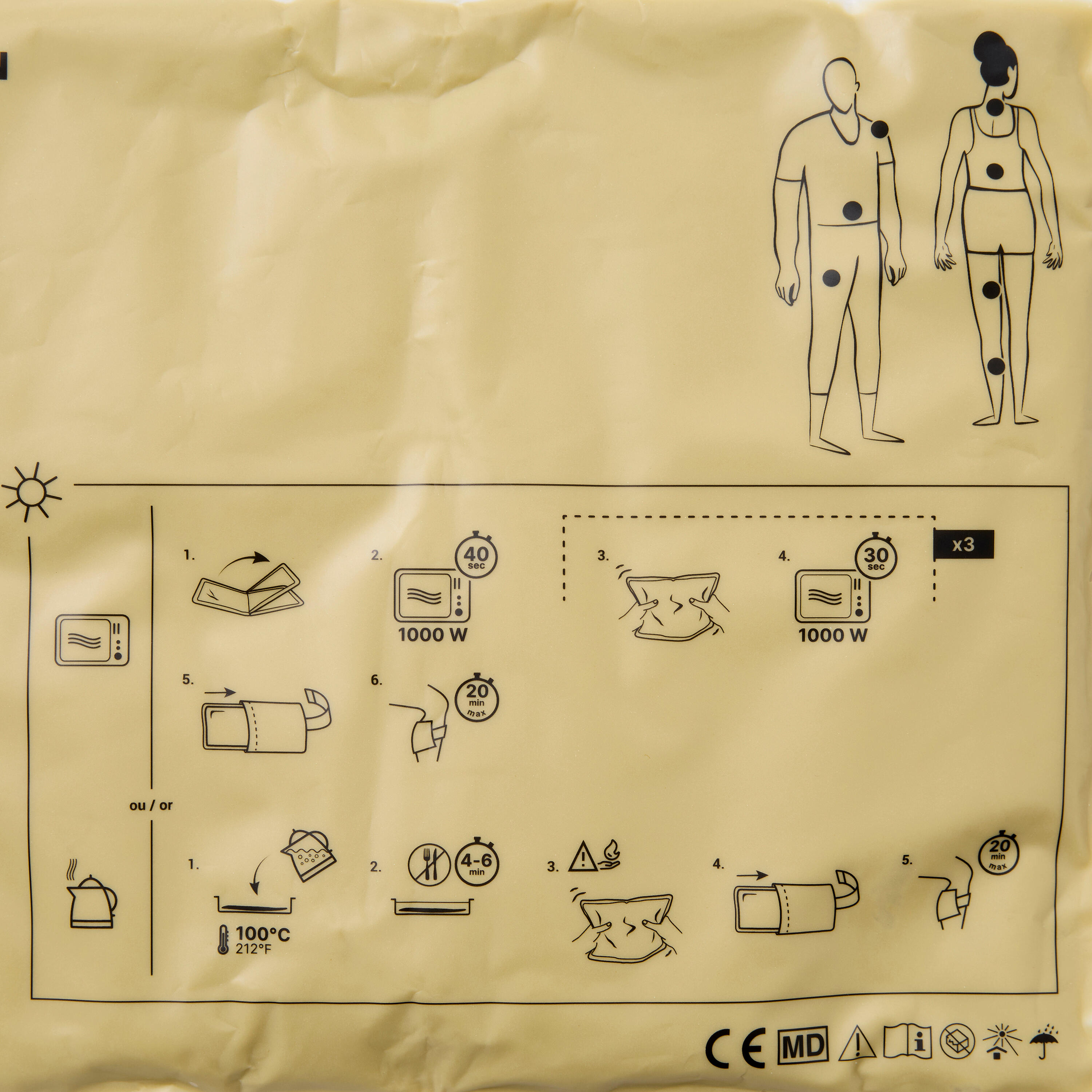 Hot/Cold Compress, Reusable Cold Pack, Size L - DECATHLON