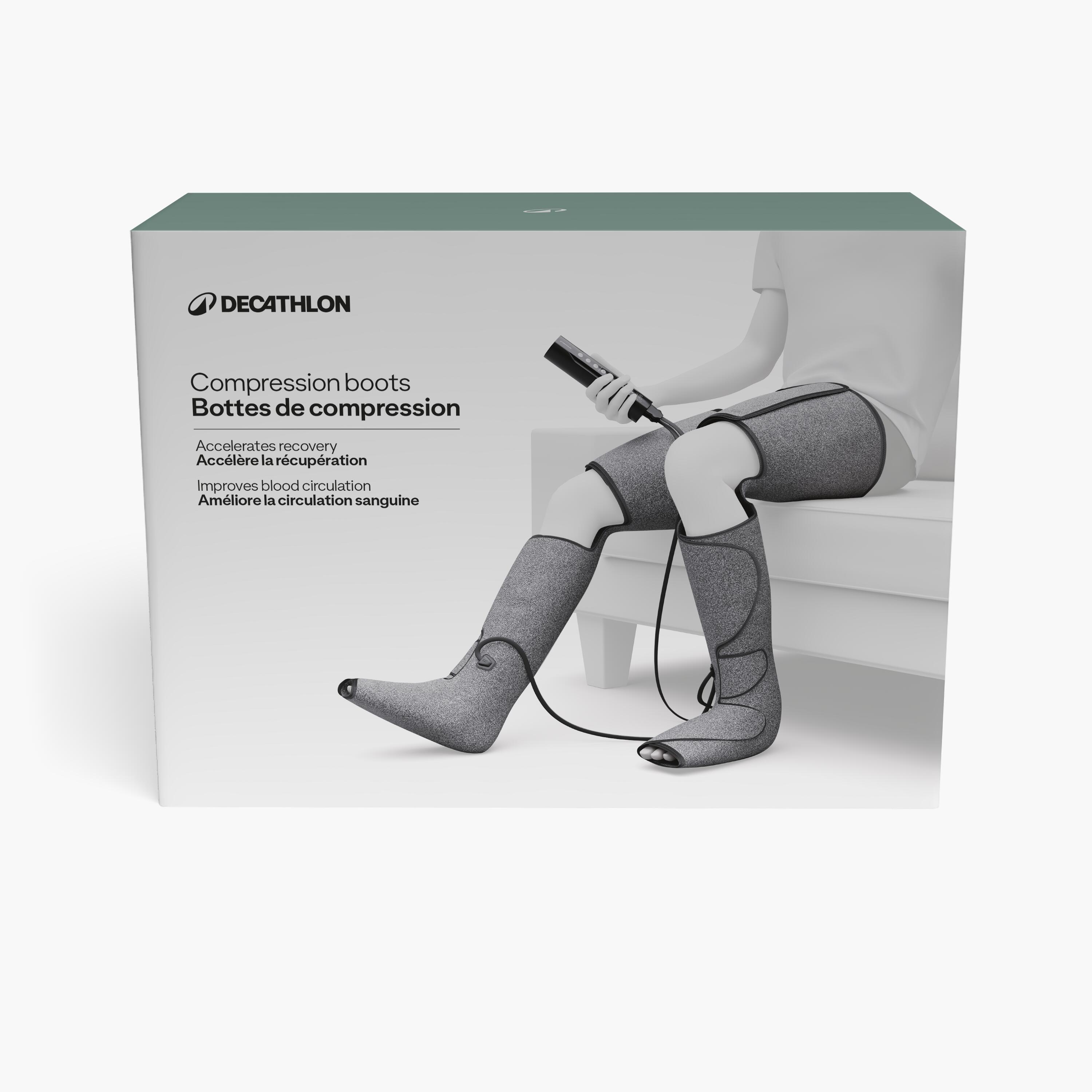 DECATHLON Adjustable compression boots - 3 programmes