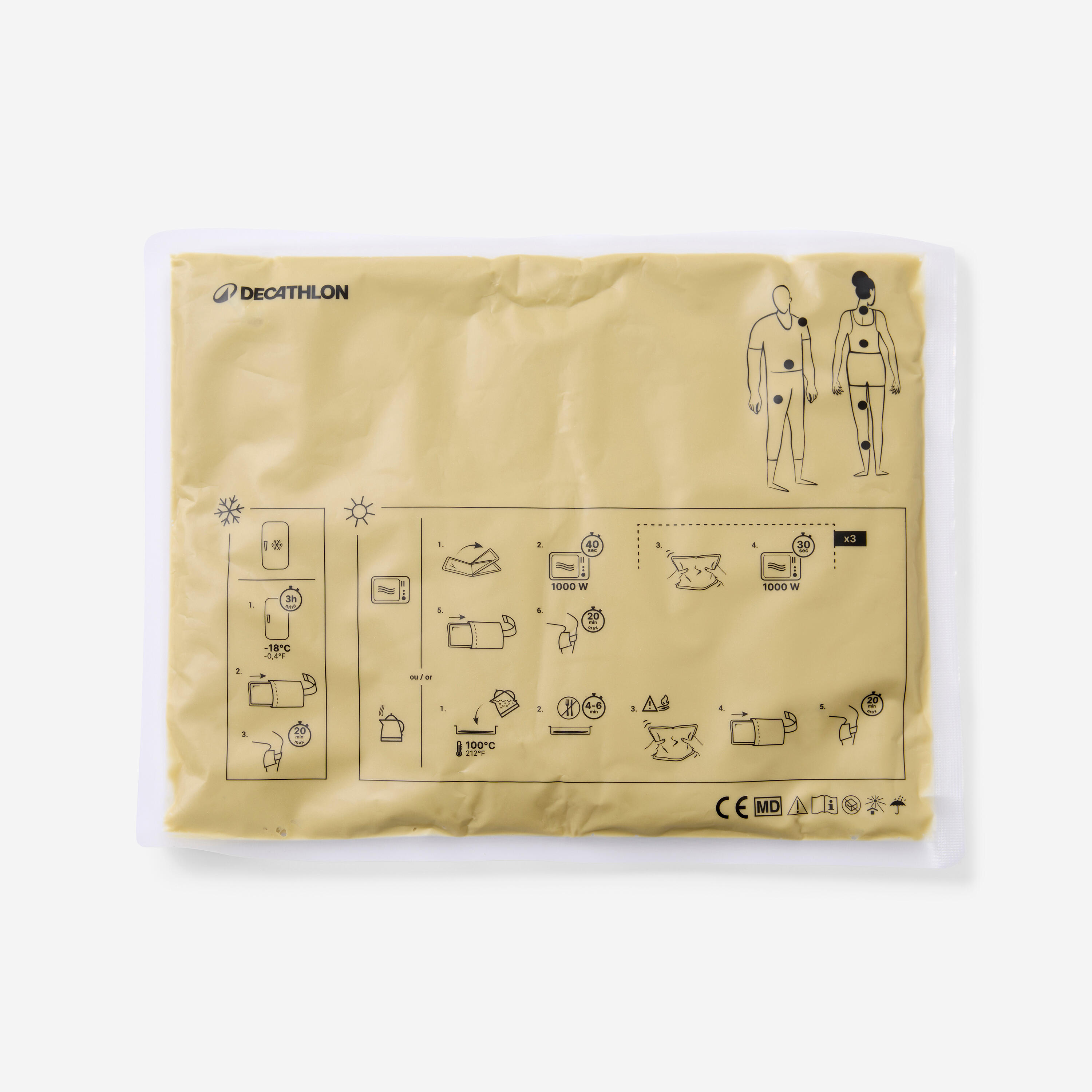 Hot/Cold Compress, Reusable Cold Pack, Size L - DECATHLON