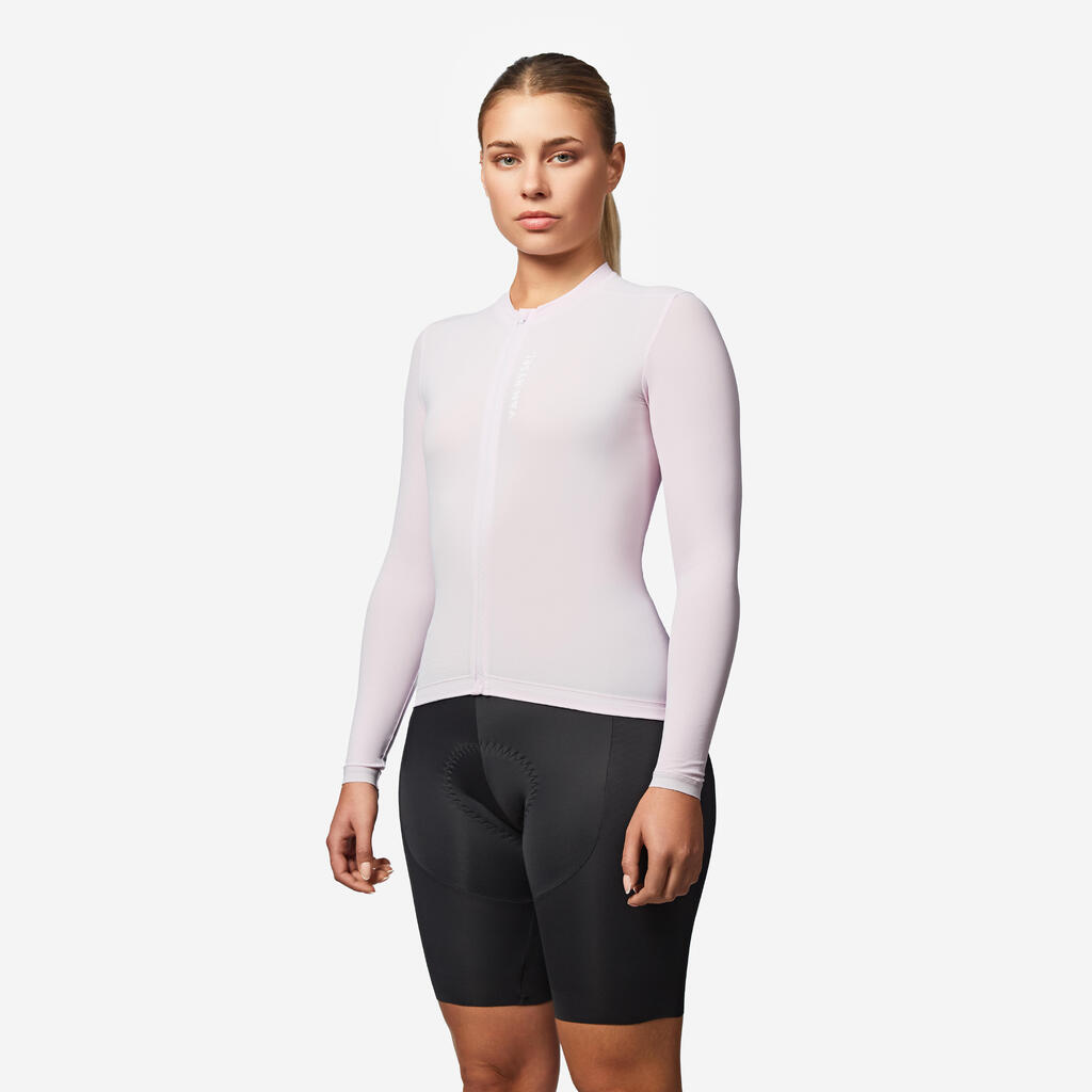 Men's long-sleeved UVP RCR 2 road cycling jersey - Purple