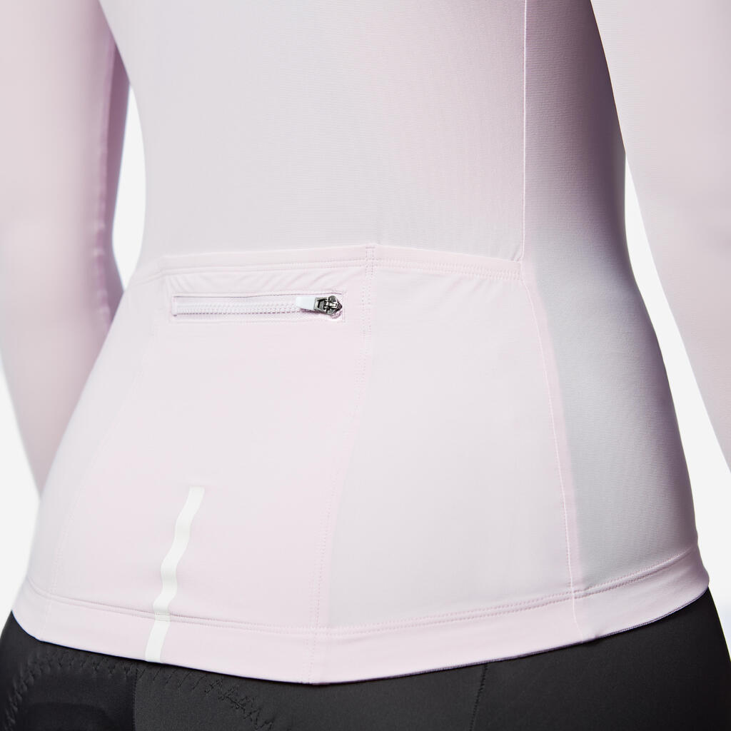 Men's long-sleeved UVP RCR 2 road cycling jersey - Purple