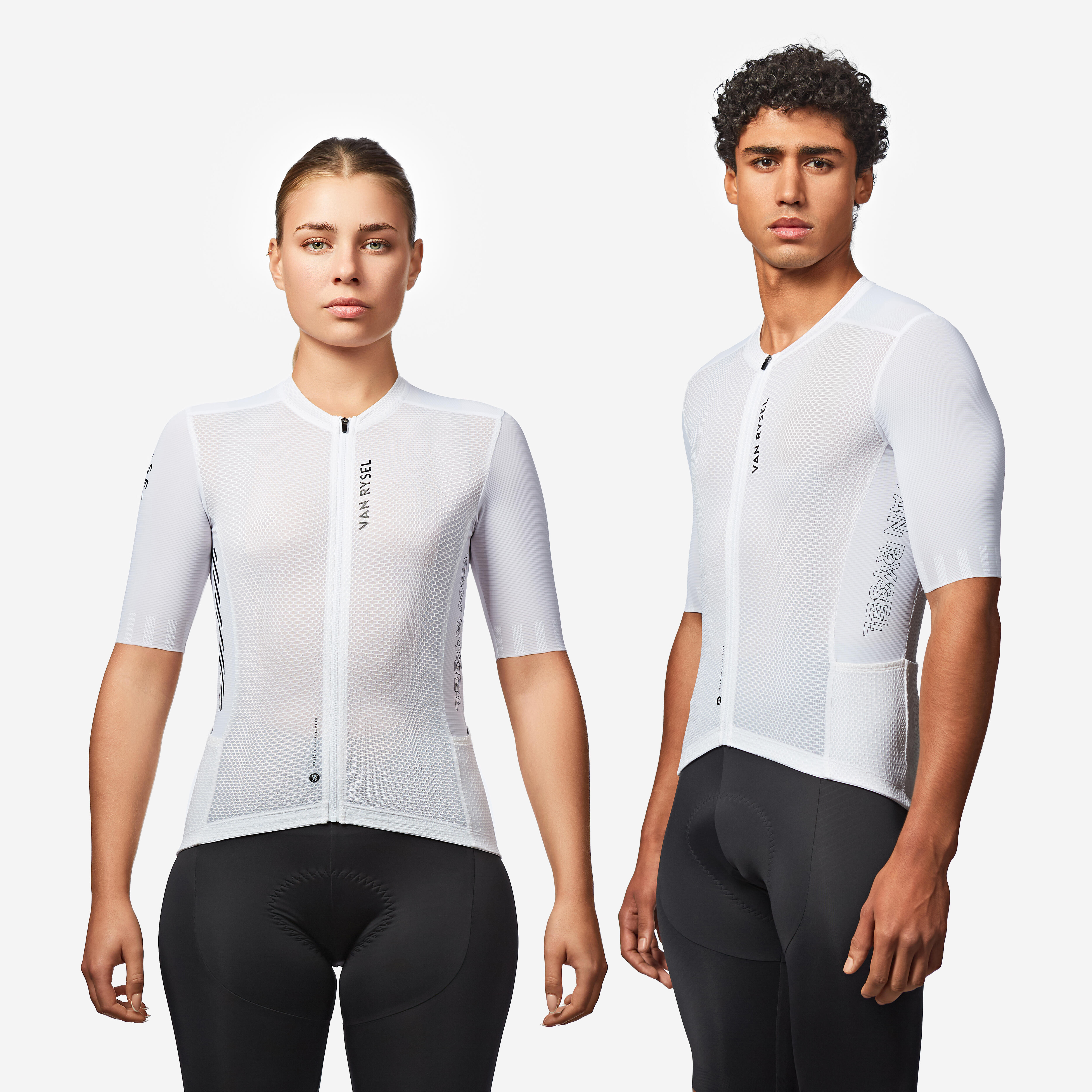 Kerékpáros mez, rövid ujjú, szabású - Racer Ultralight 2 Van Rysel akciós termékkép 1