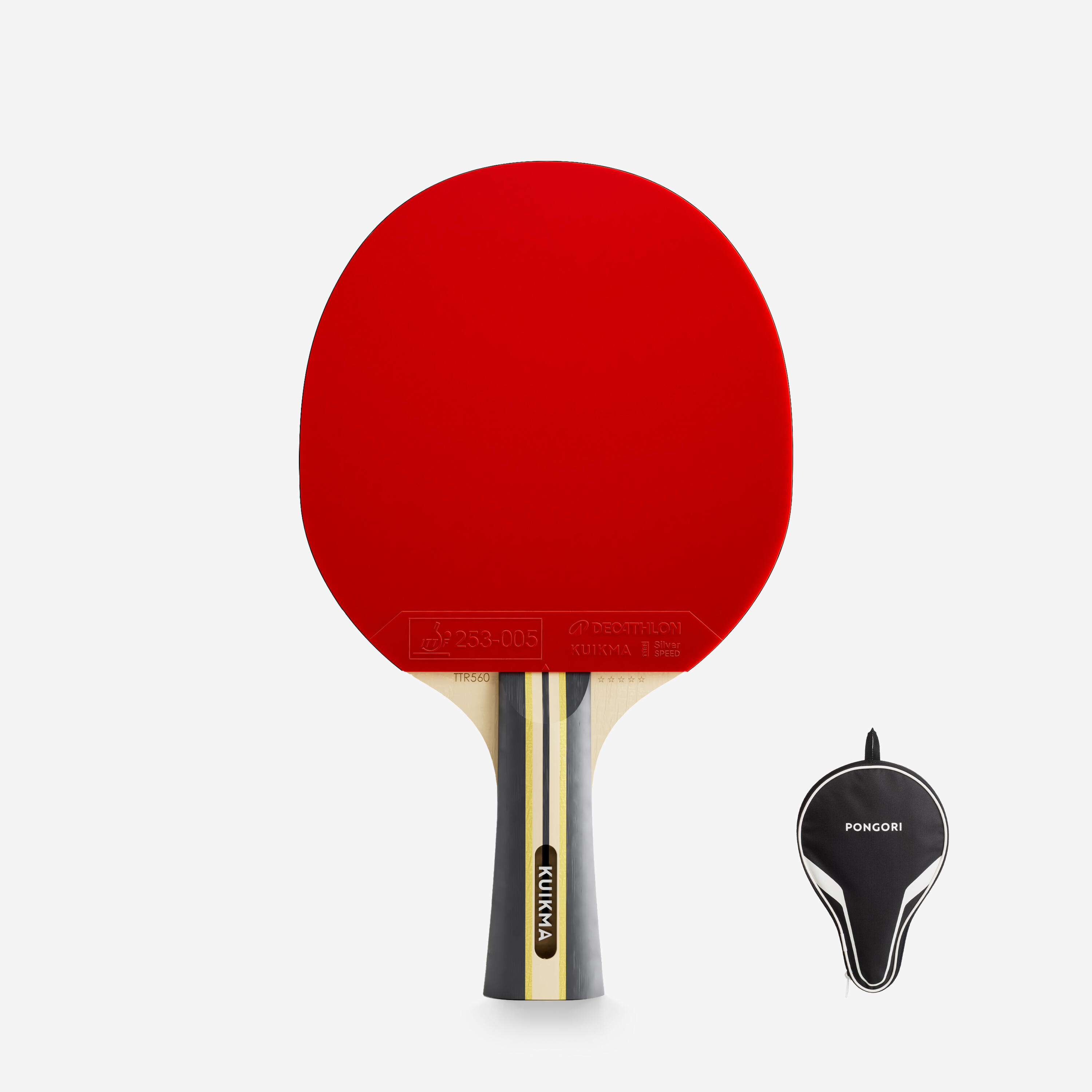 桌球球拍ITTF TTR 560 Speed Carbon 5*（含拍套）