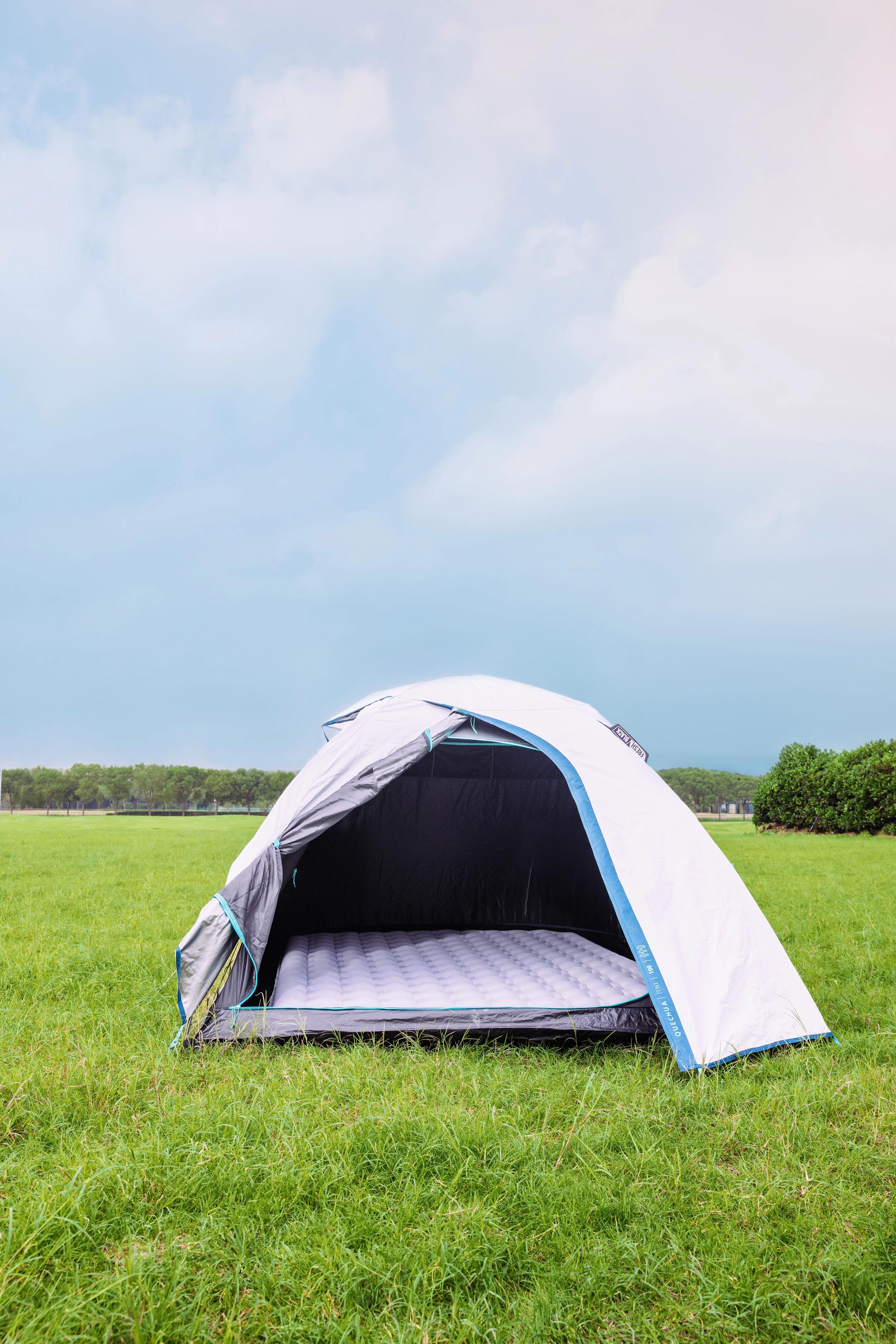 3-person camping tent, MH100 - Fresh & Black 7/10