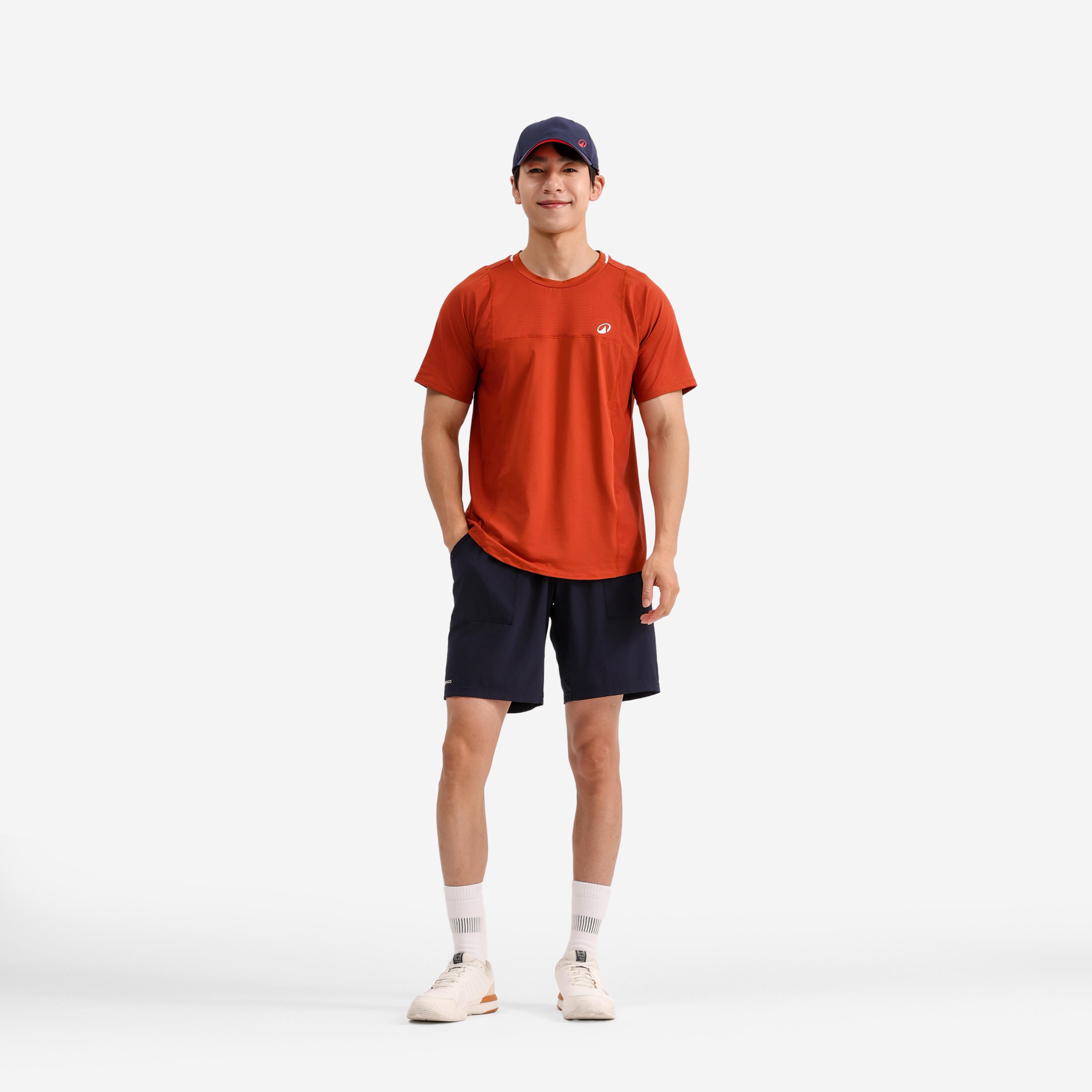 58 cm Tennis Cap TC 500 - Navy / Red 8/11